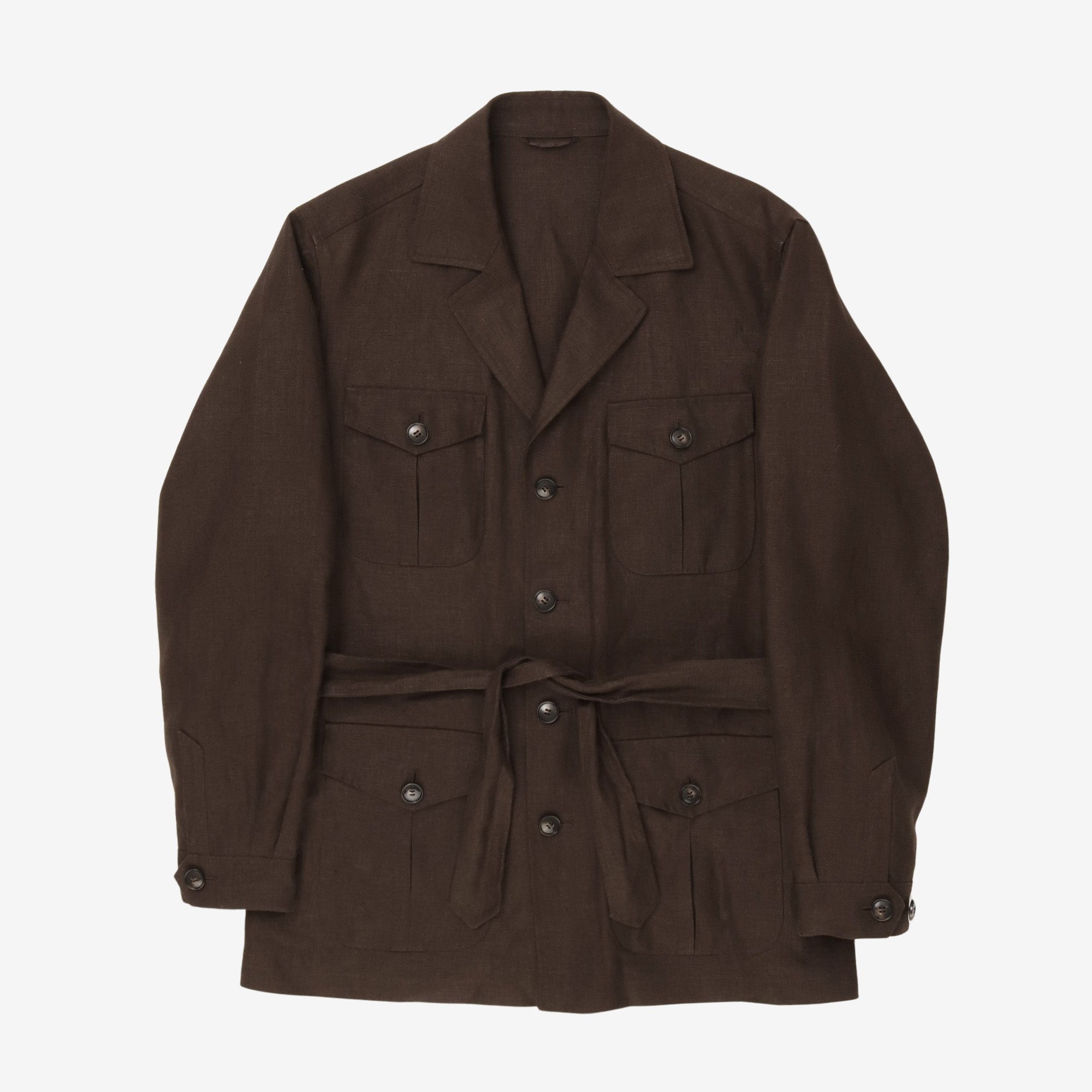Linen Safari Jacket