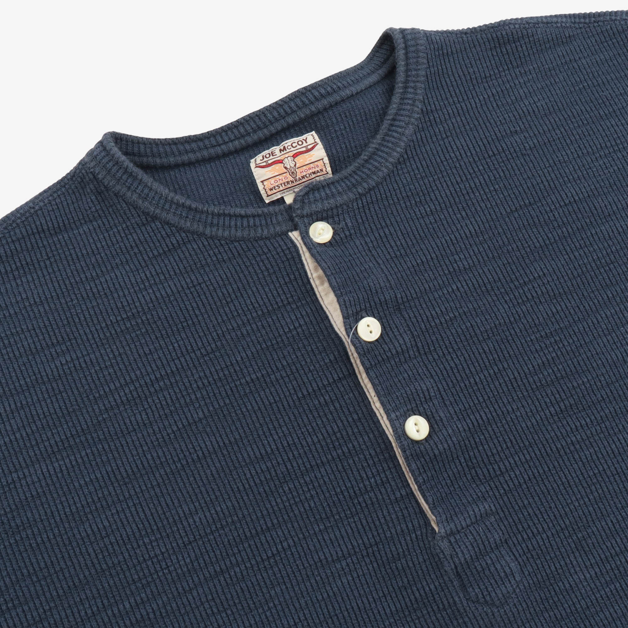 Western Cardigan Stitch Henley