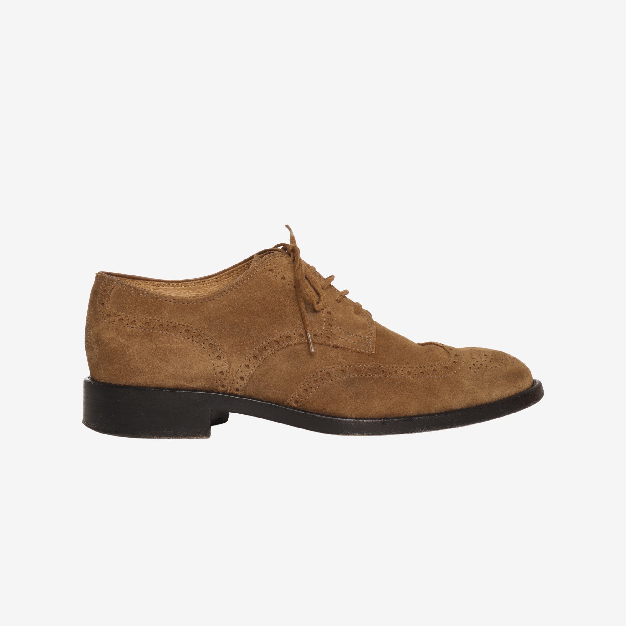 Lace Up Suede Brogues