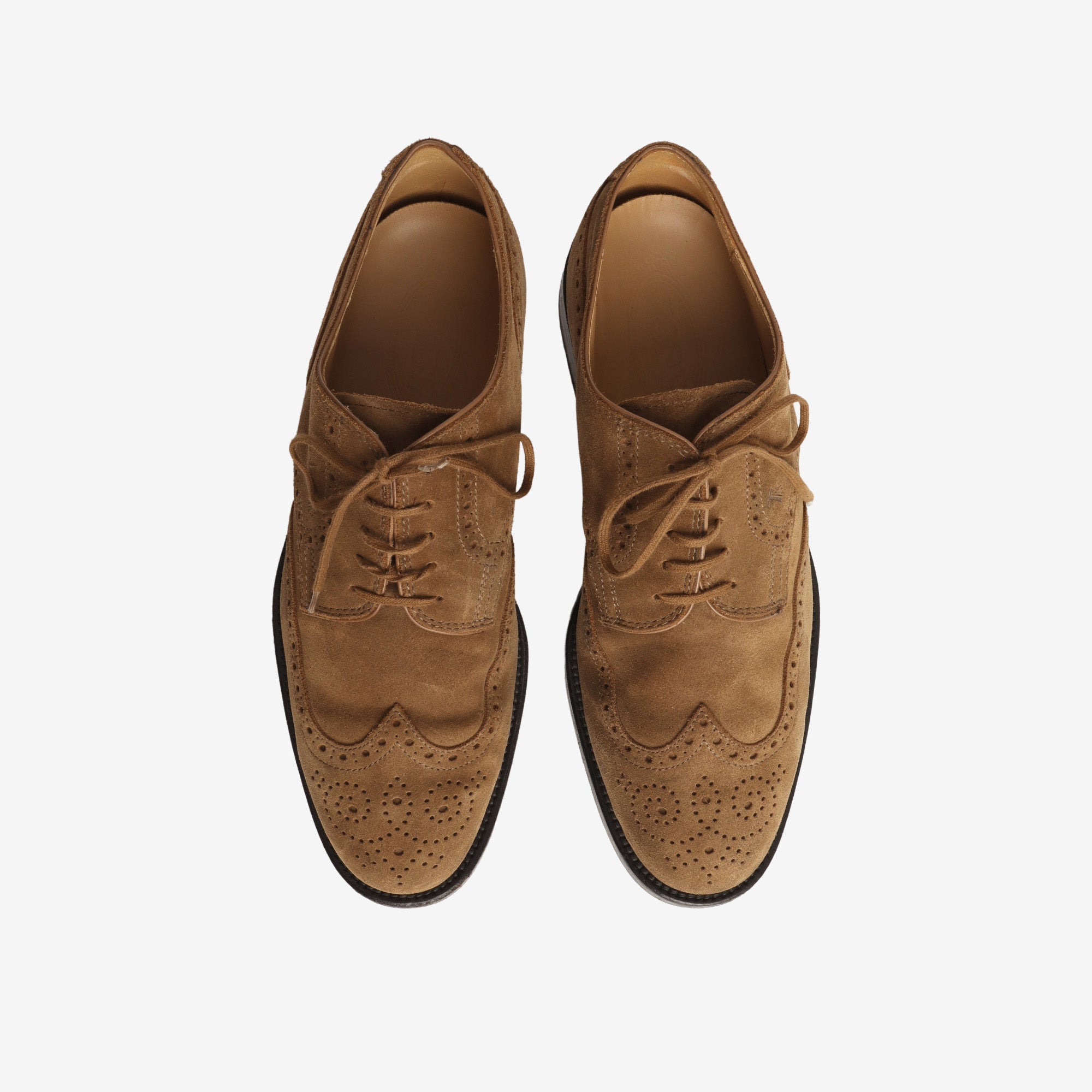 Lace Up Suede Brogues