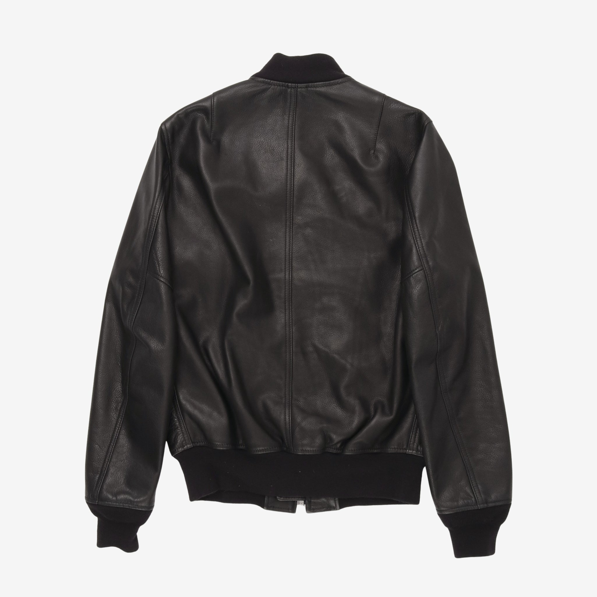 Leather Bomber Jacket