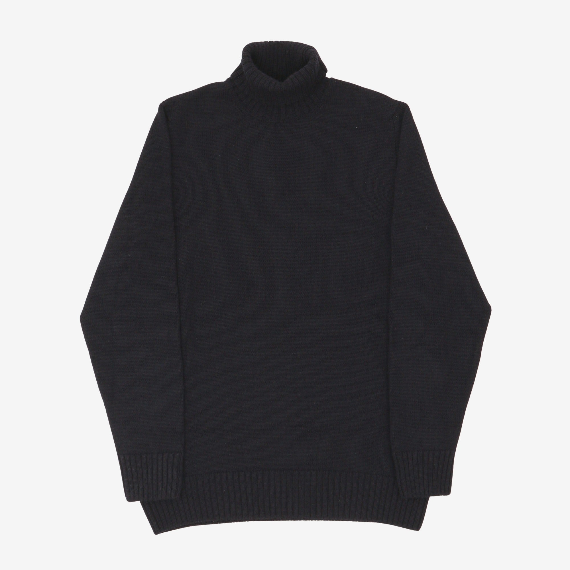 Merino Wool Roll Neck Sweater