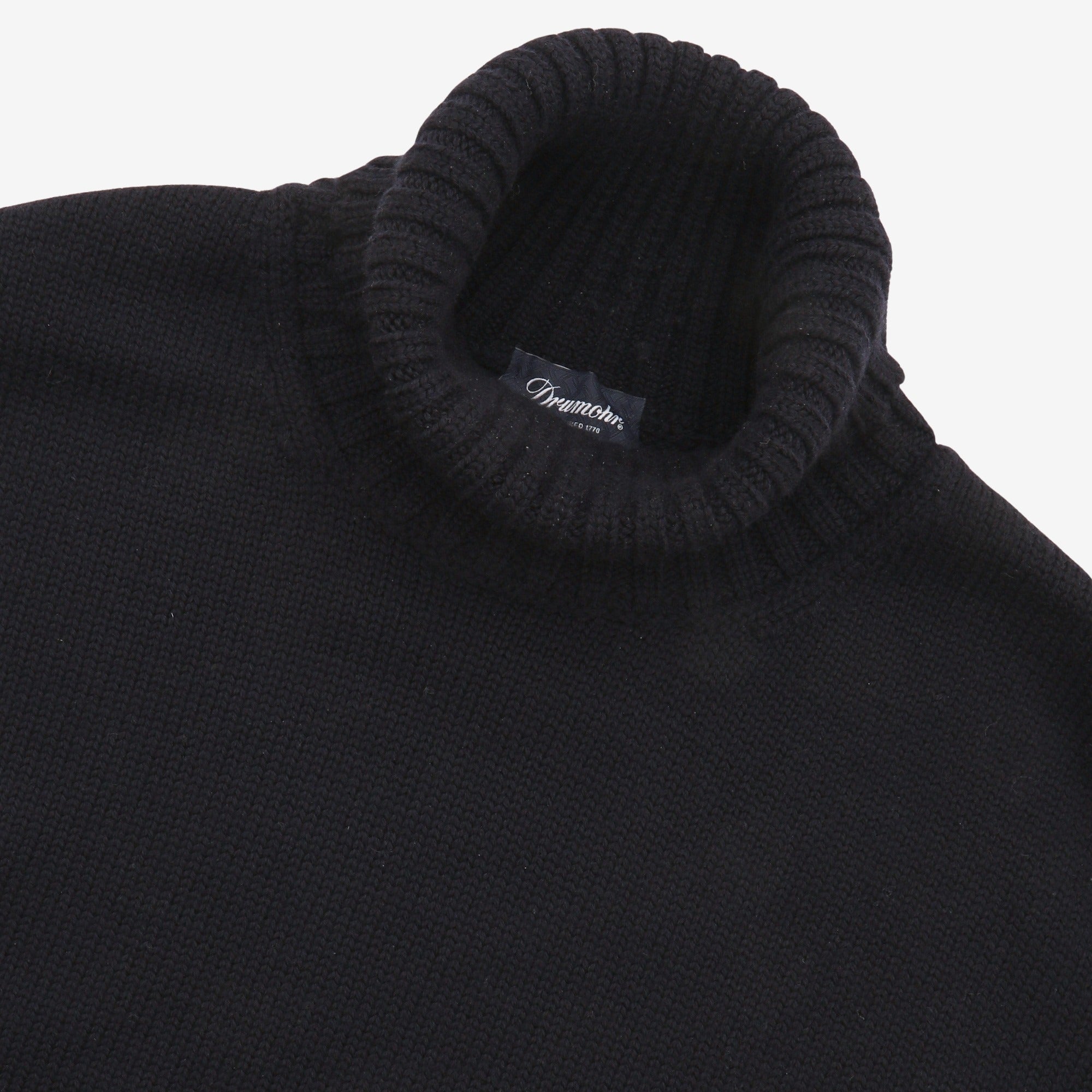 Merino Wool Roll Neck Sweater