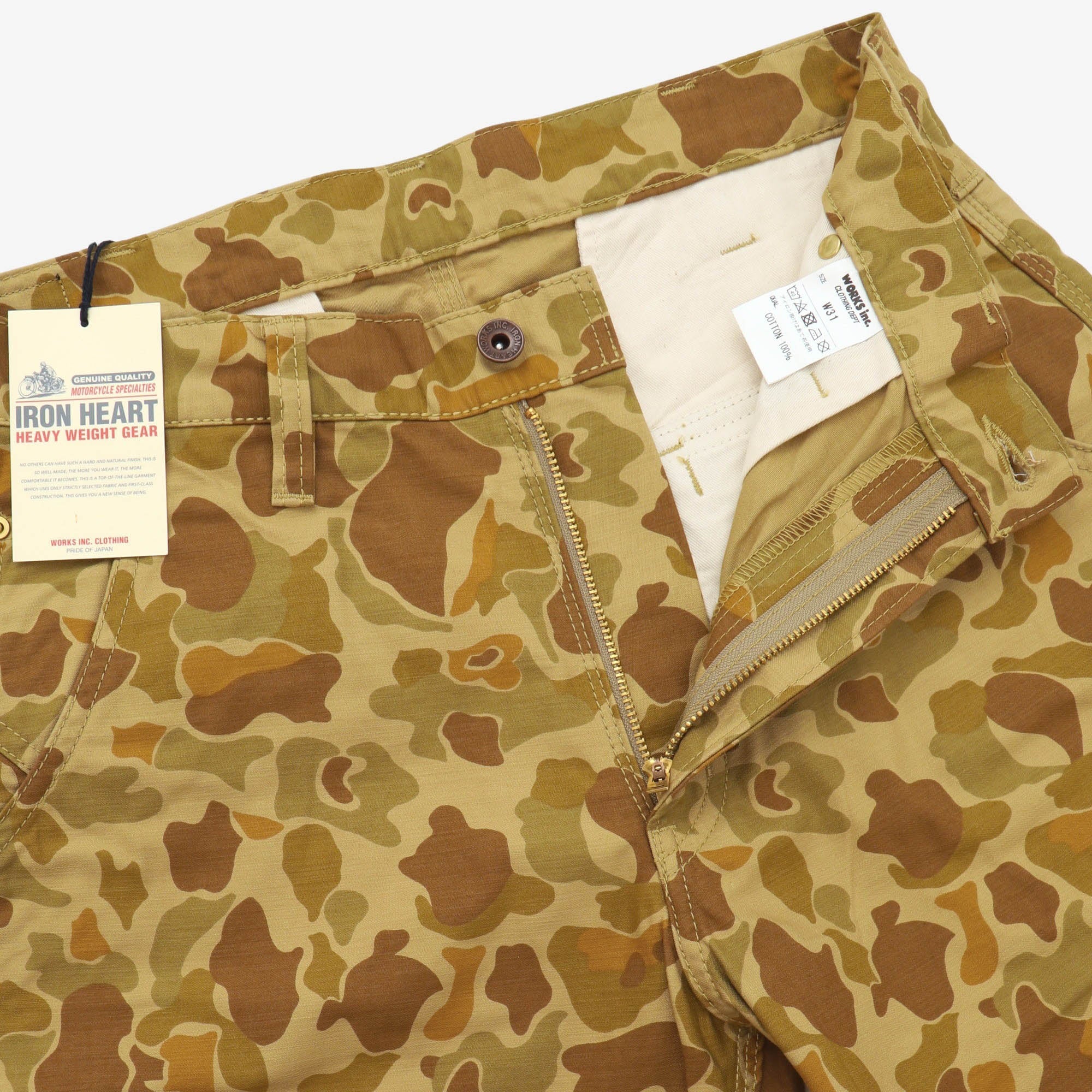 10oz Sateen Camo Cargo Pants