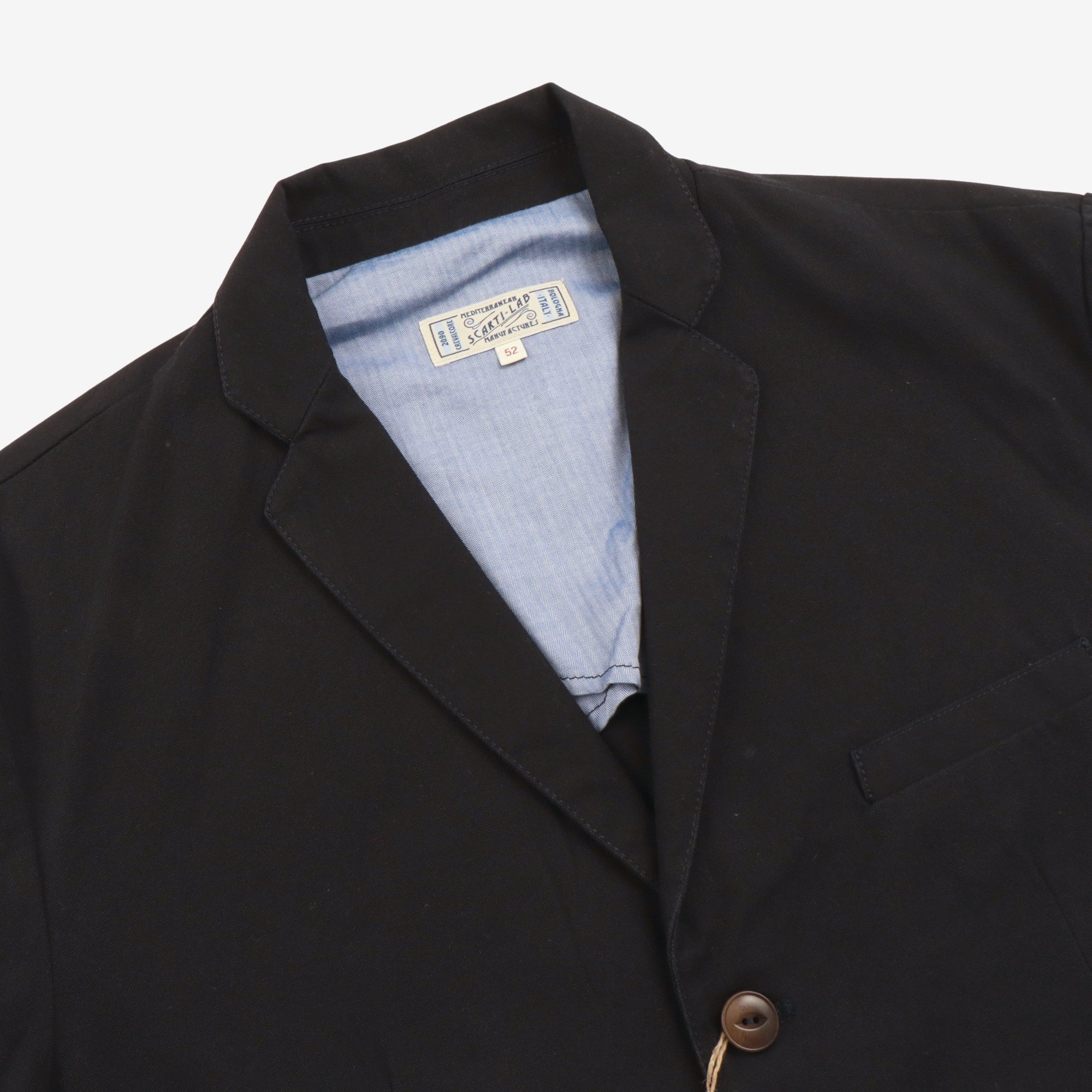 Notch Lapel Canvas Jacket