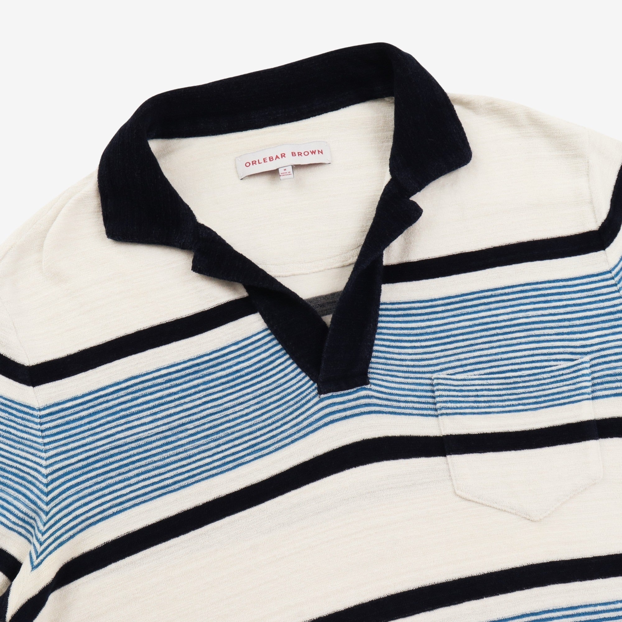 Striped Terry Polo