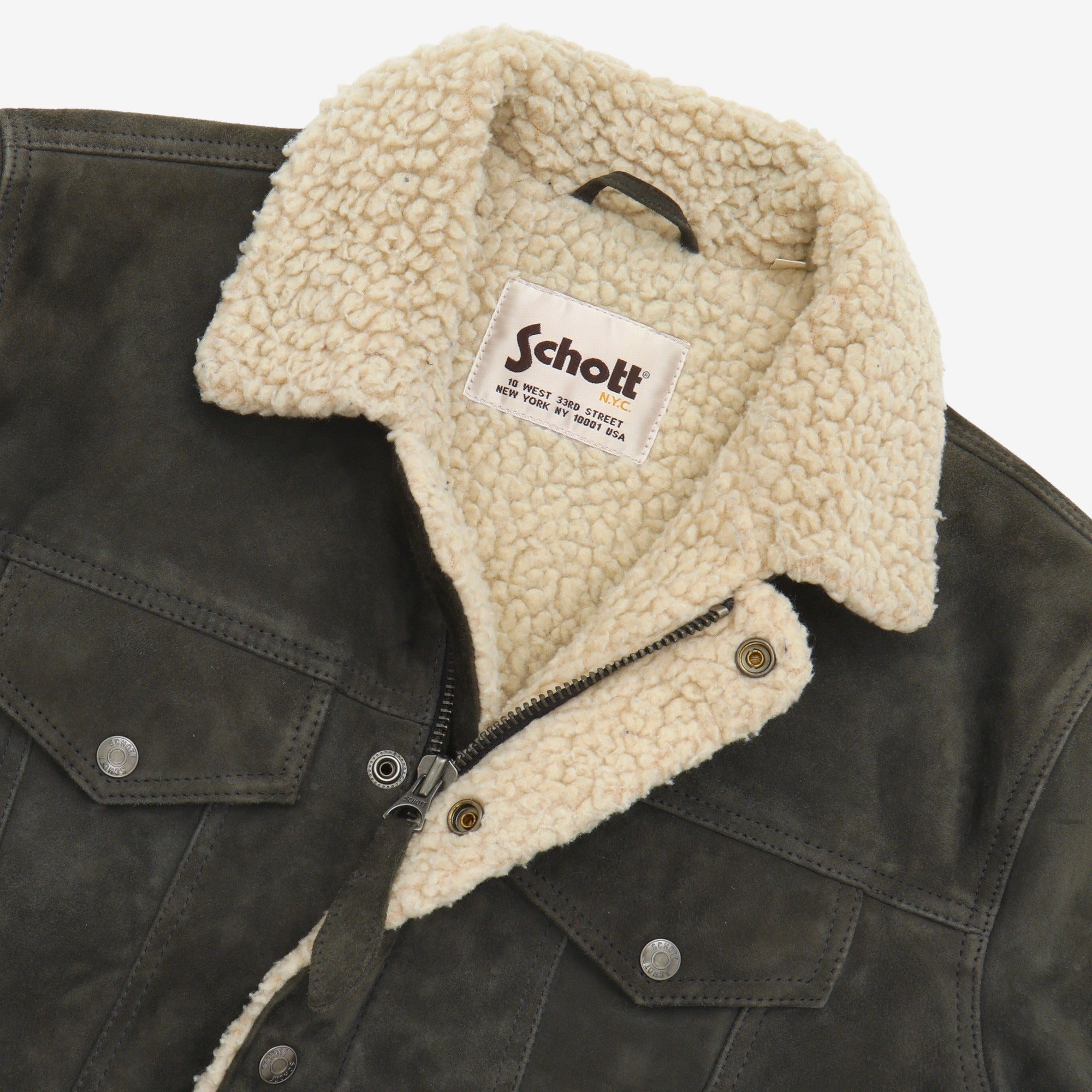 Suede Trucker Jacket