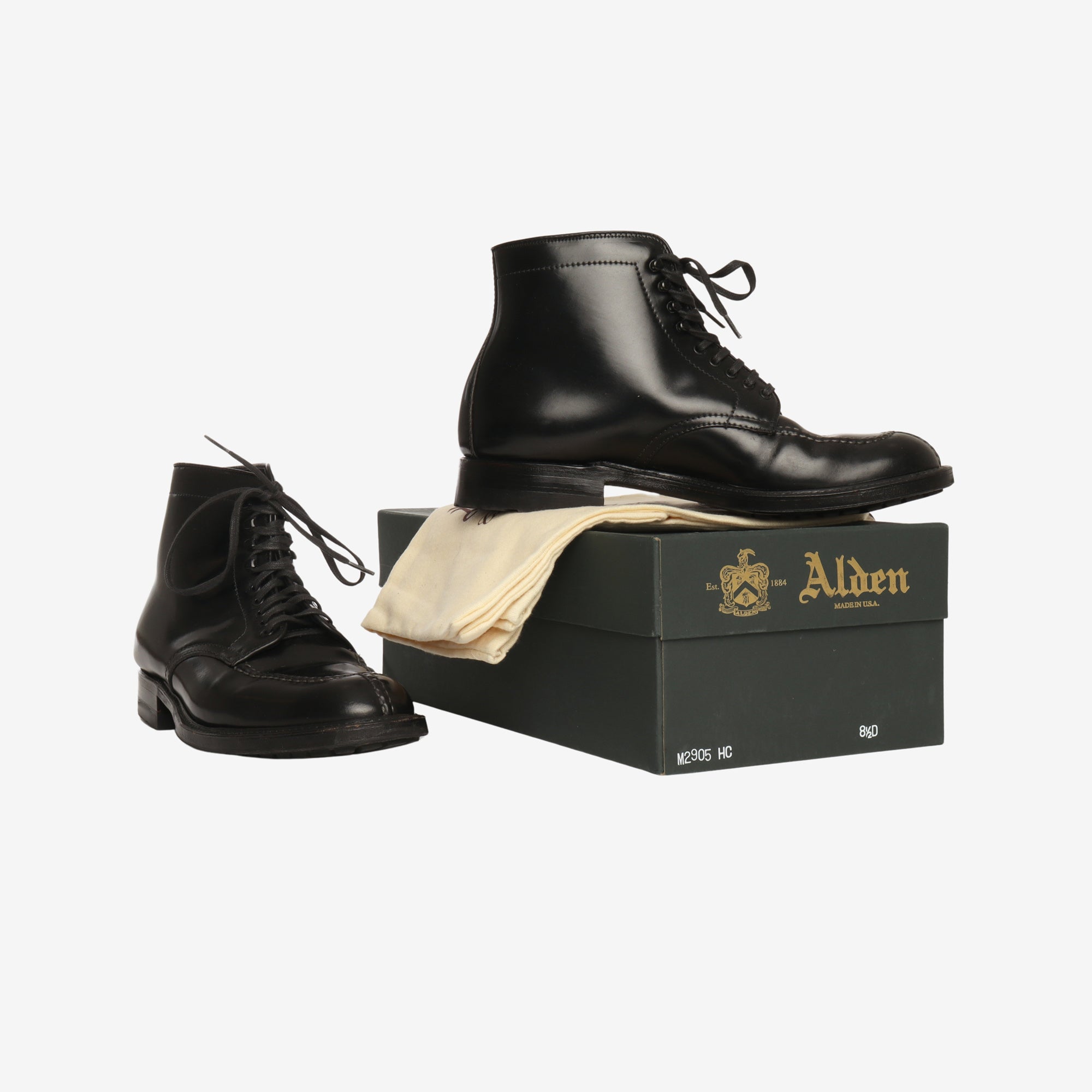 Color 8 Cordovan Tanker Boots