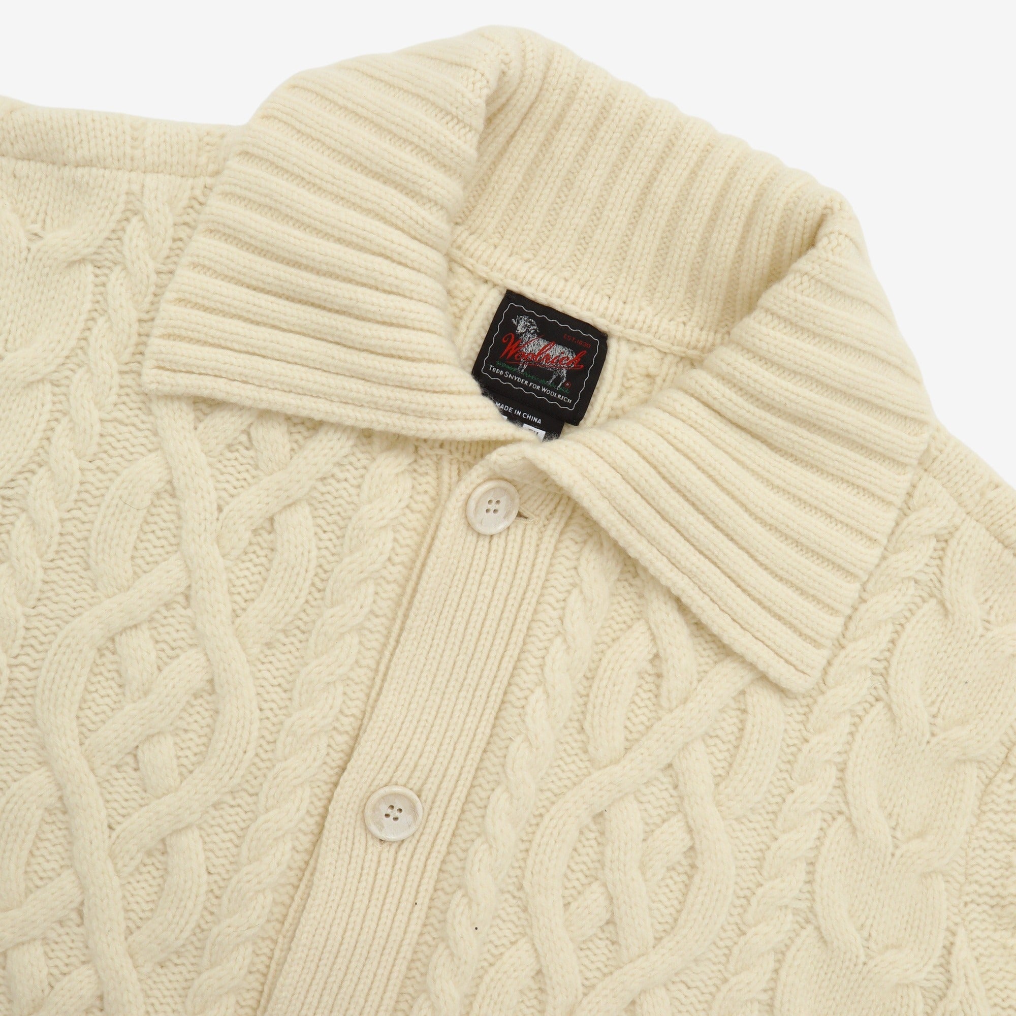 Cable Knit Merino Cardigan