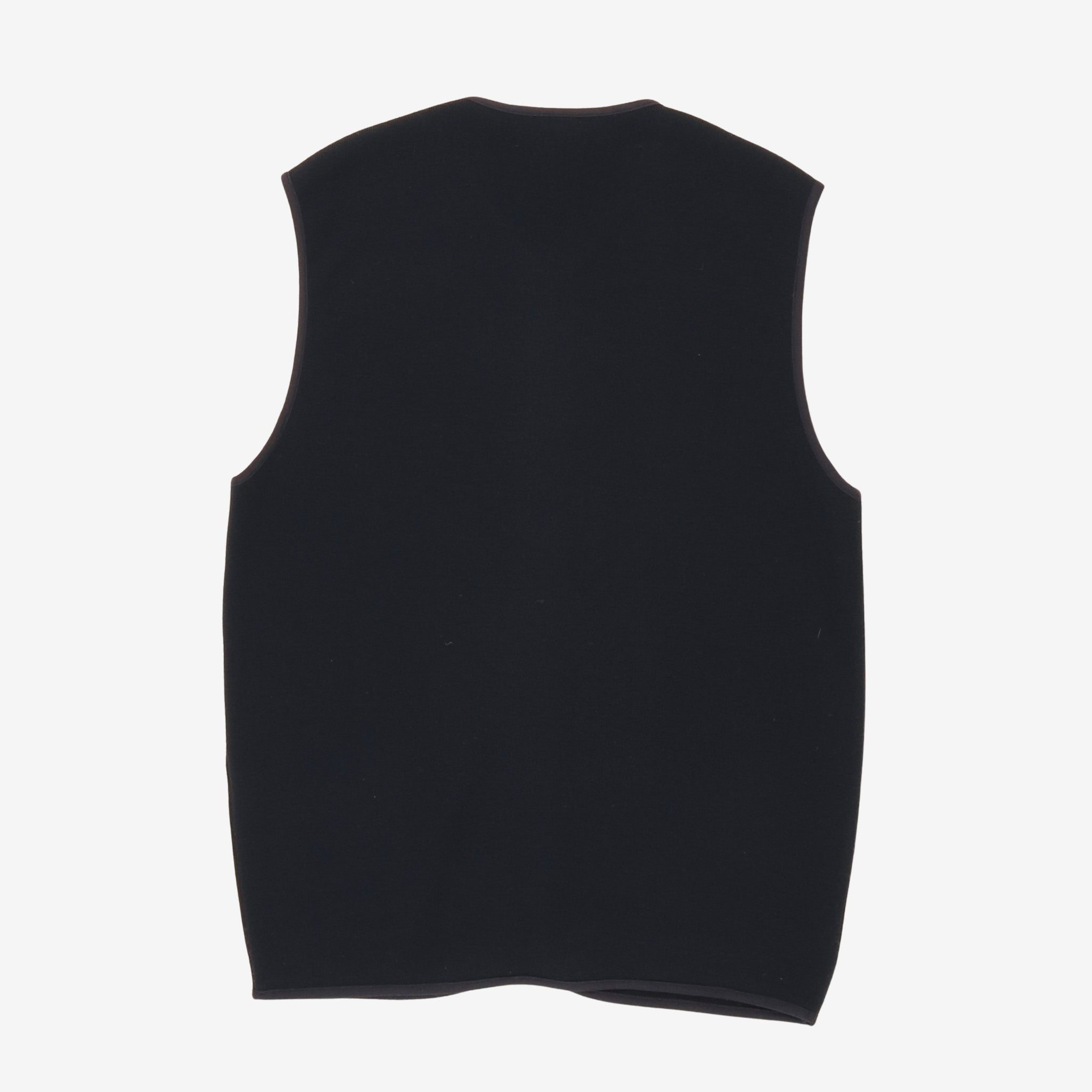 Merino Wool Full Zip Vest