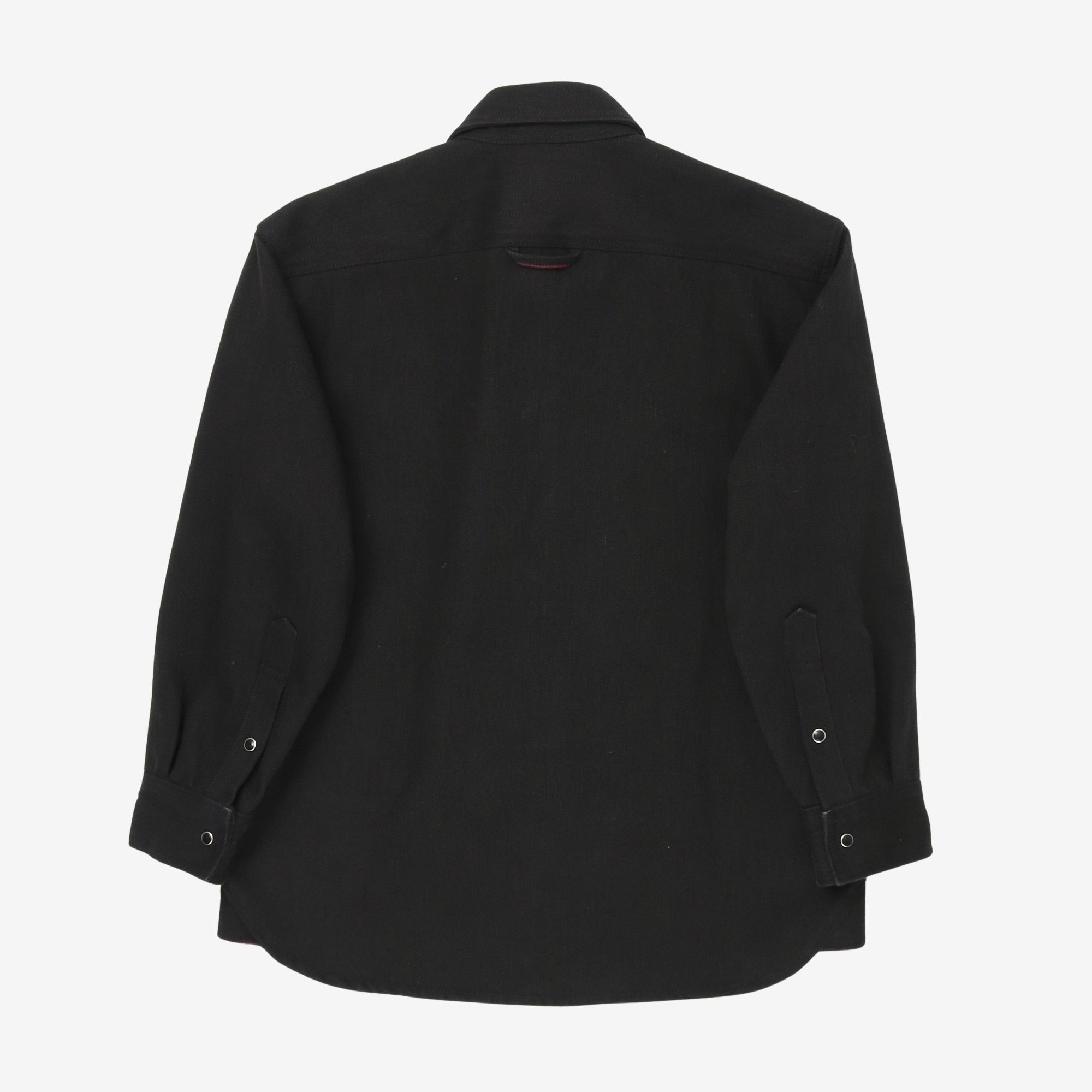 Slant Stripe Denim Overshirt