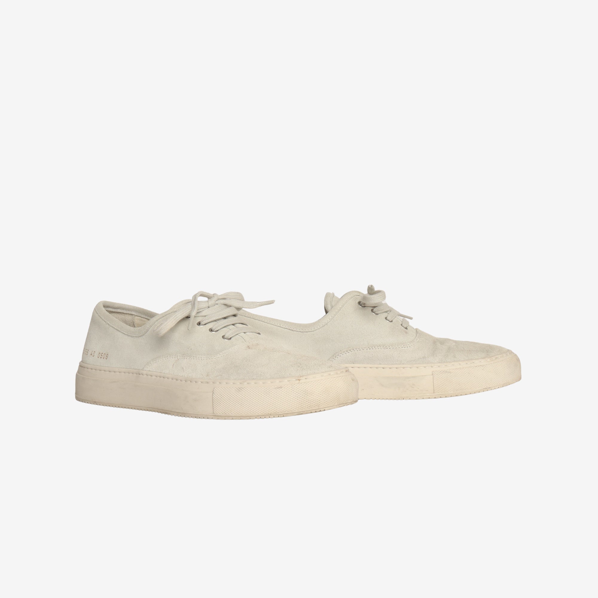 Four Hole Suede Sneakers