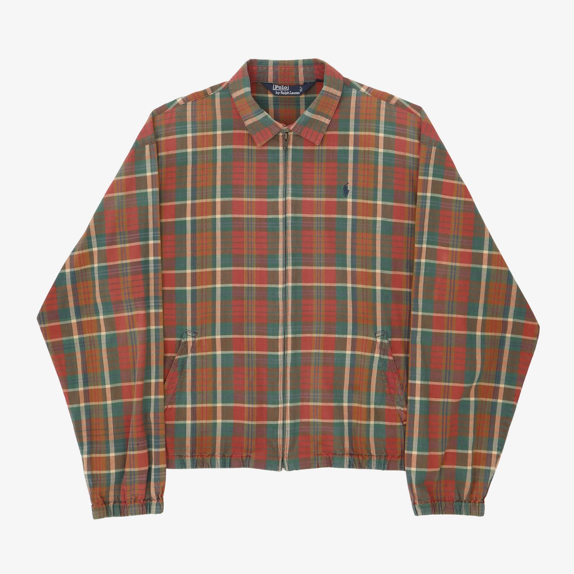 Vintage Madras Harrington Jacket