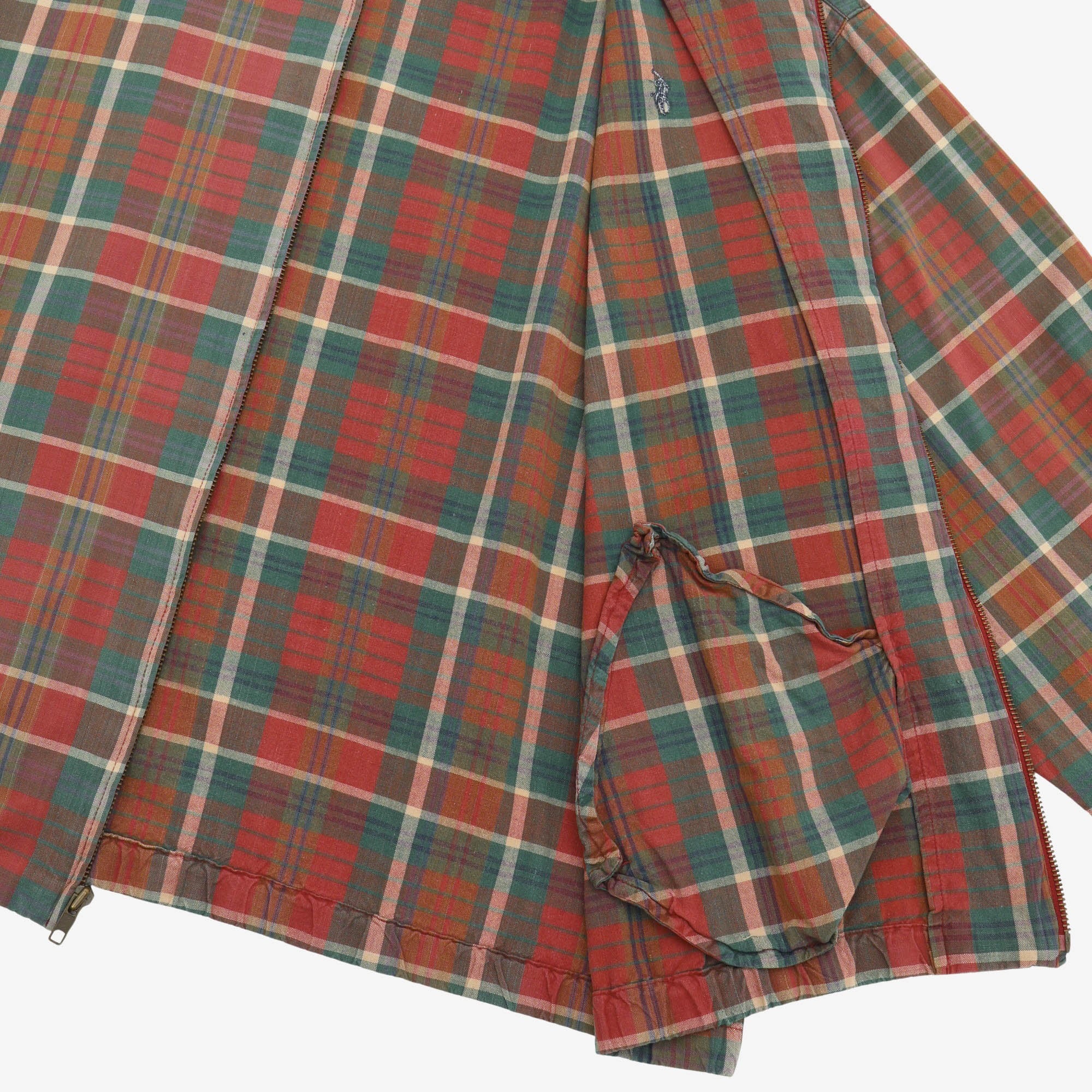 Vintage Madras Harrington Jacket