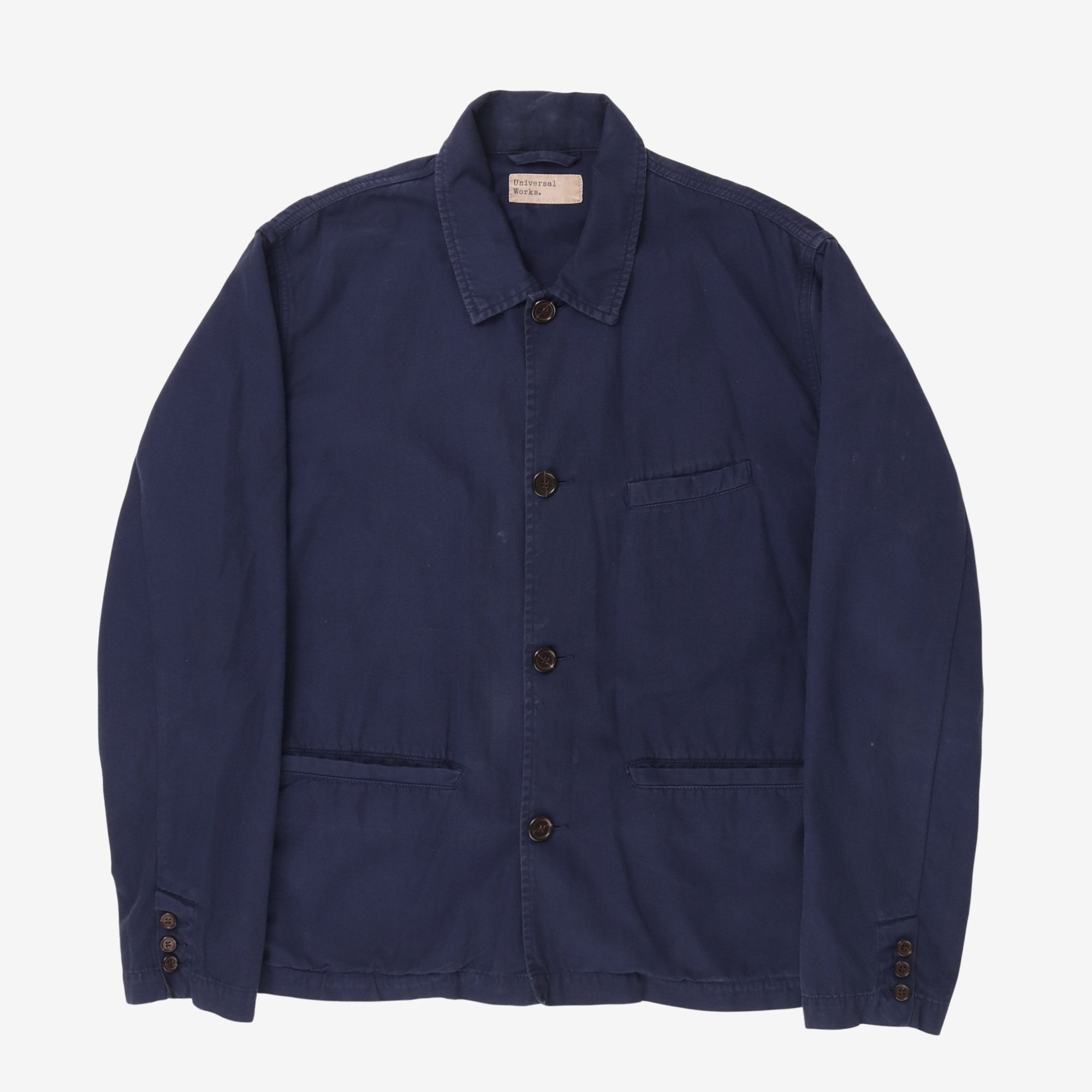 Linen Blend Work Jacket
