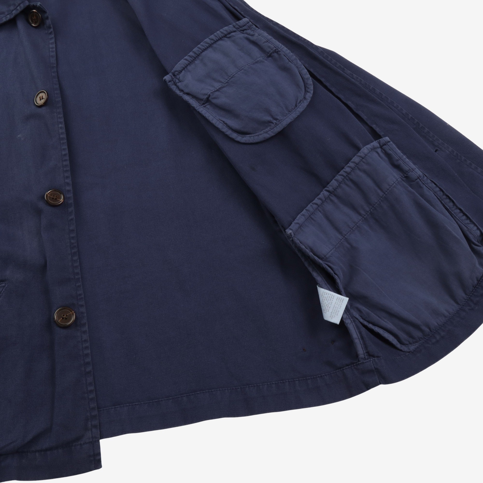 Linen Blend Work Jacket