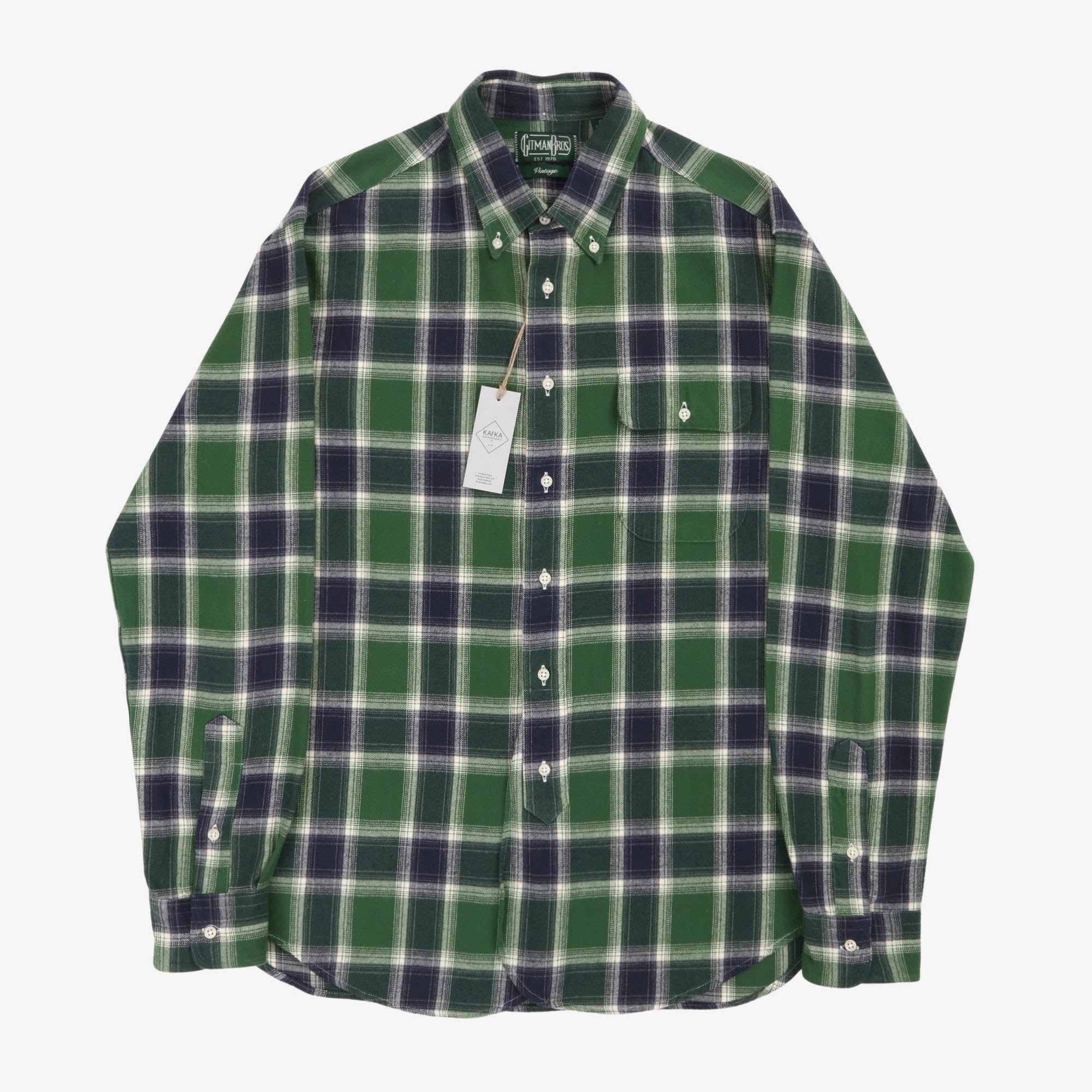 Flannel Plaid Worker Shirt