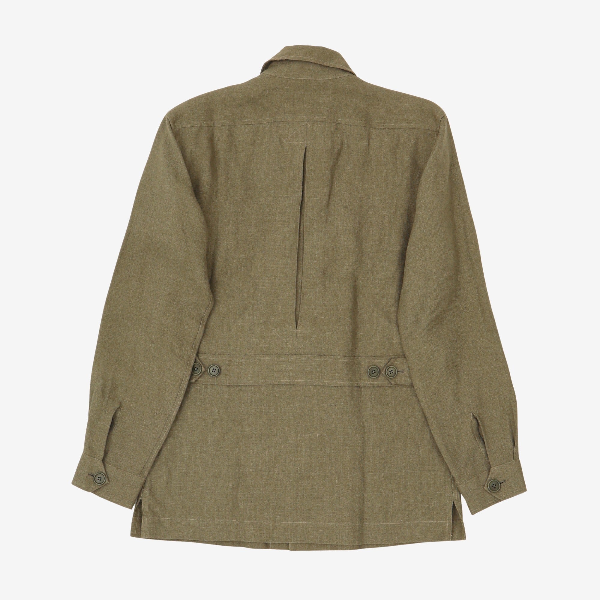 Linen Safari Jacket