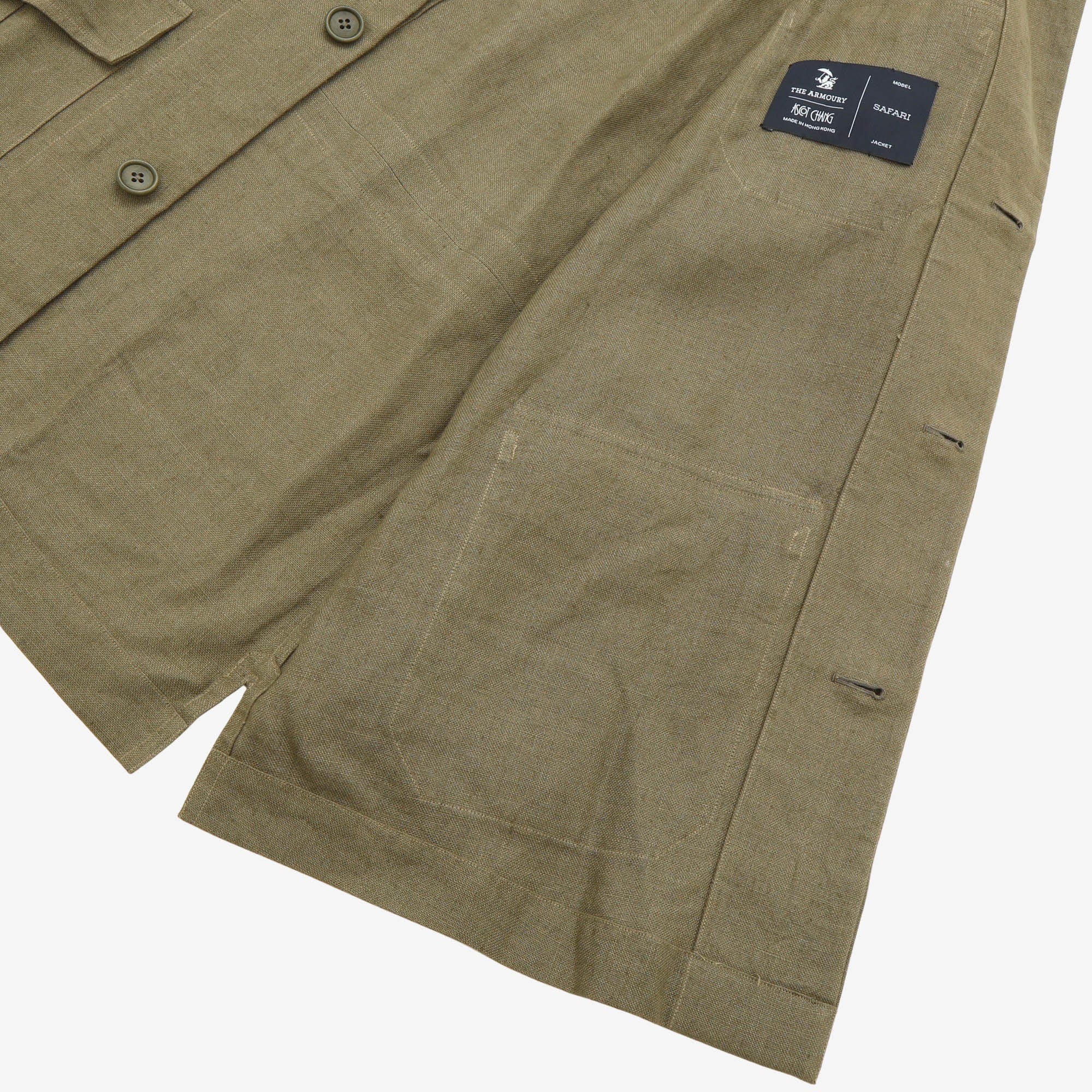 Linen Safari Jacket