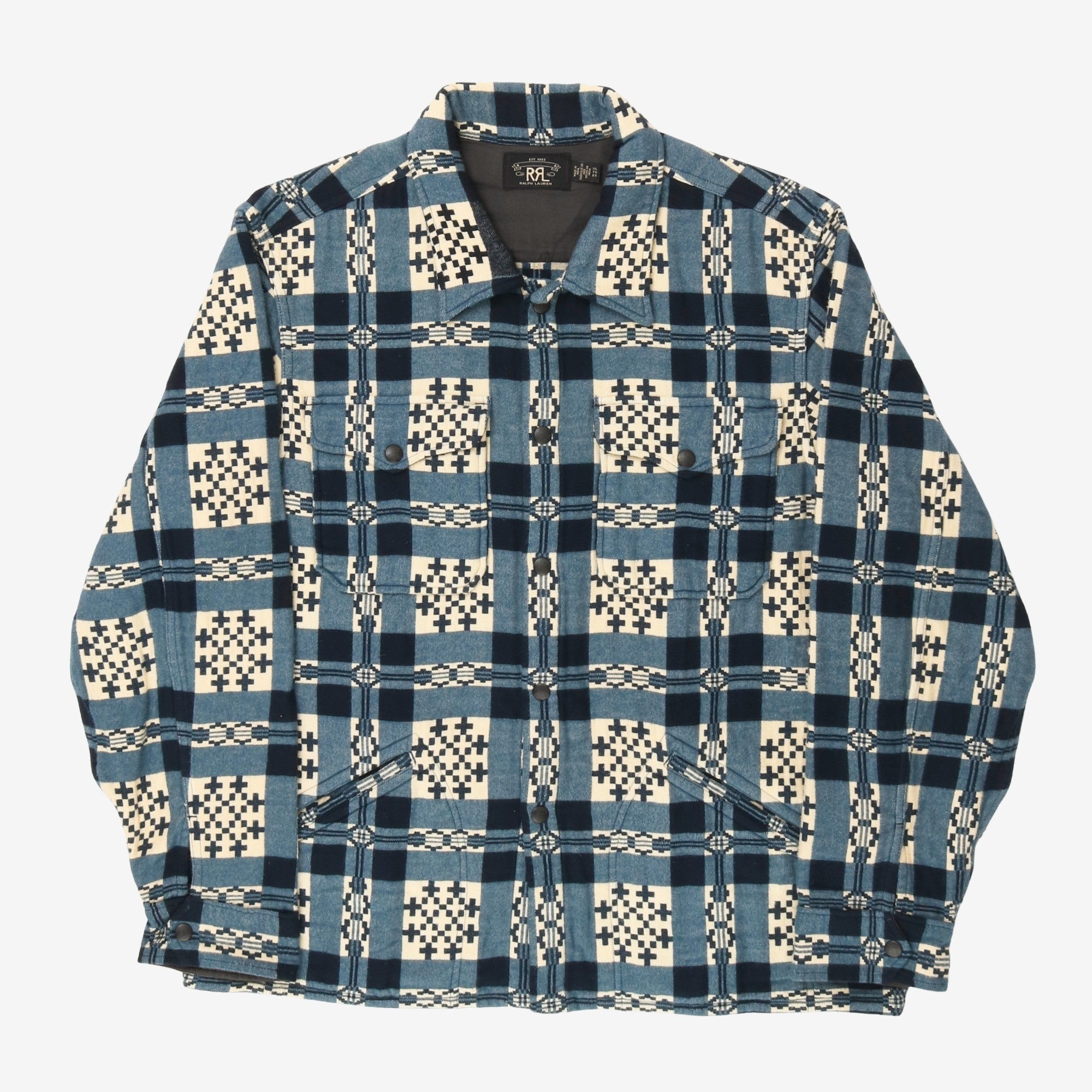 Patterned Jacquard Overshirt
