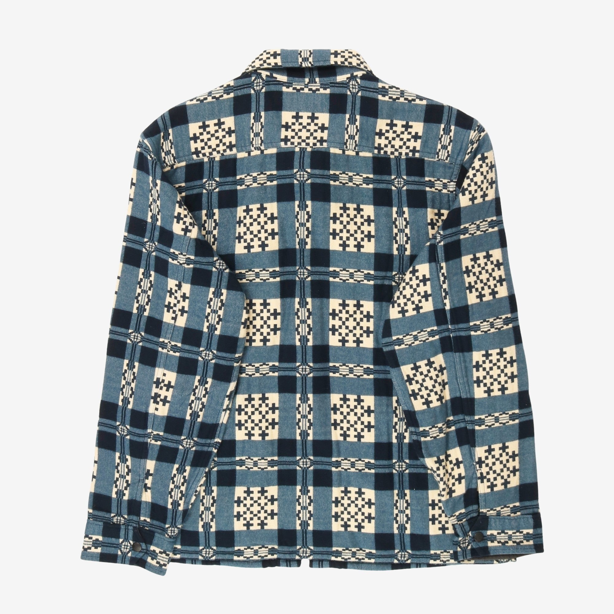 Patterned Jacquard Overshirt