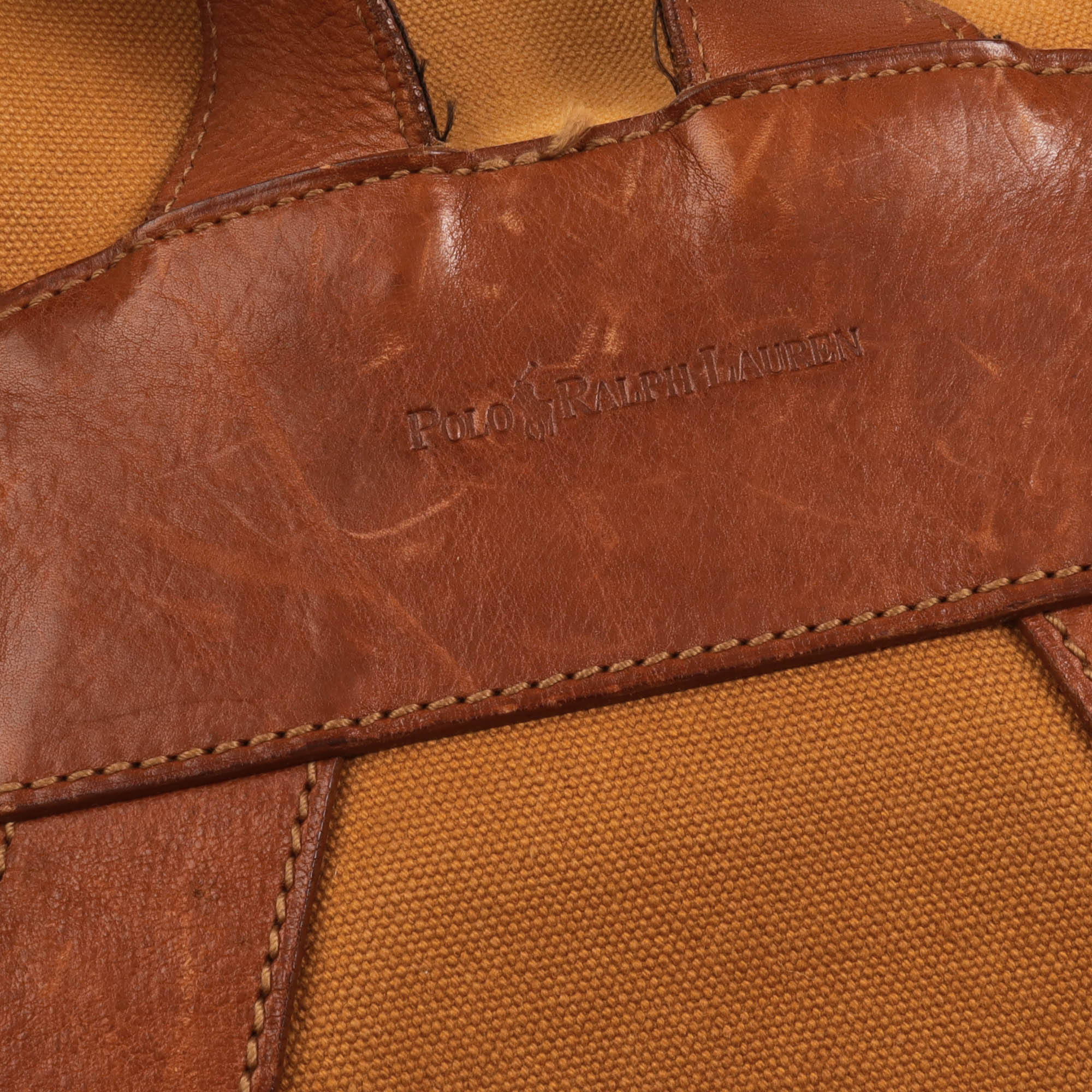 Leather Canvas Rucksack