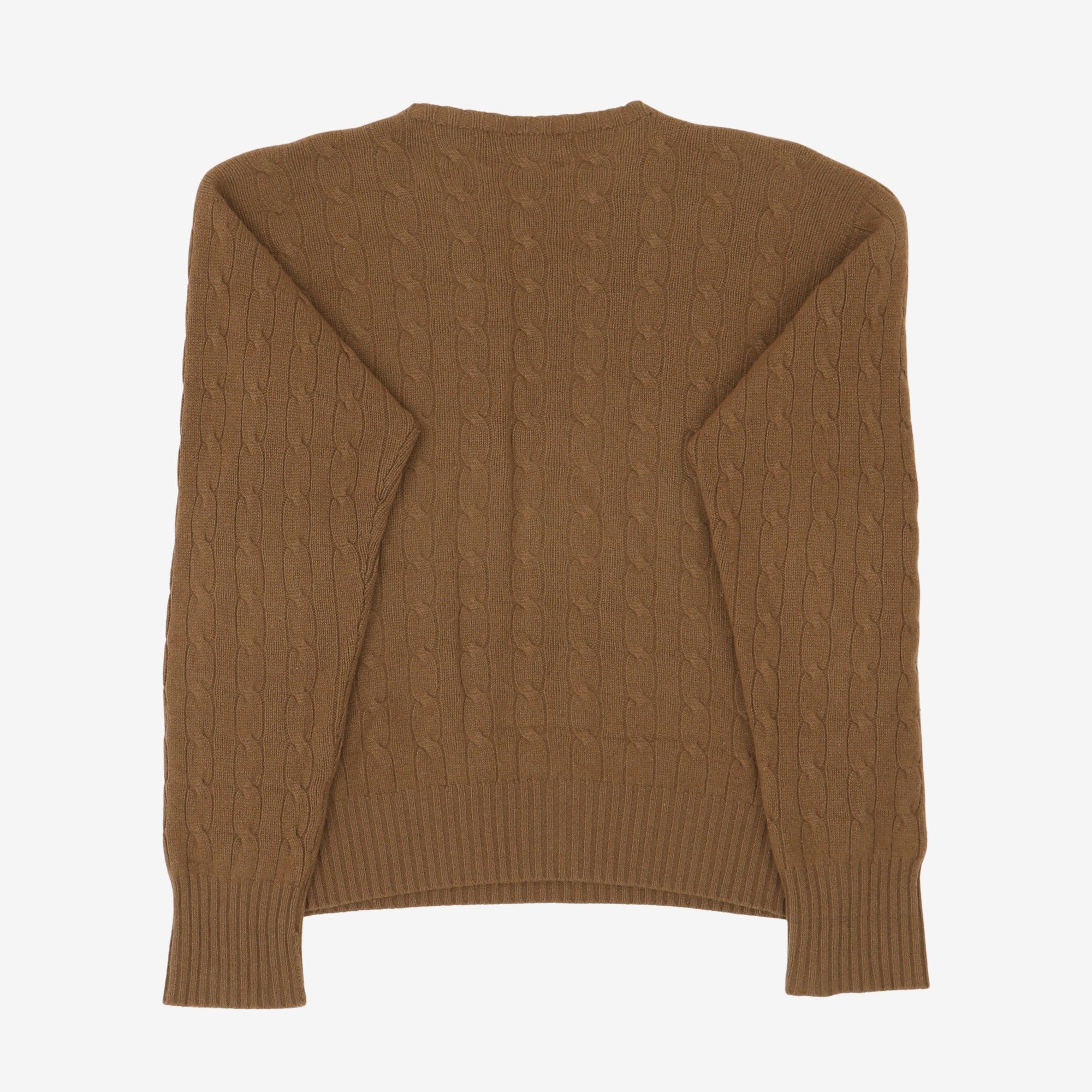 Cable Knit Cashmere Sweater