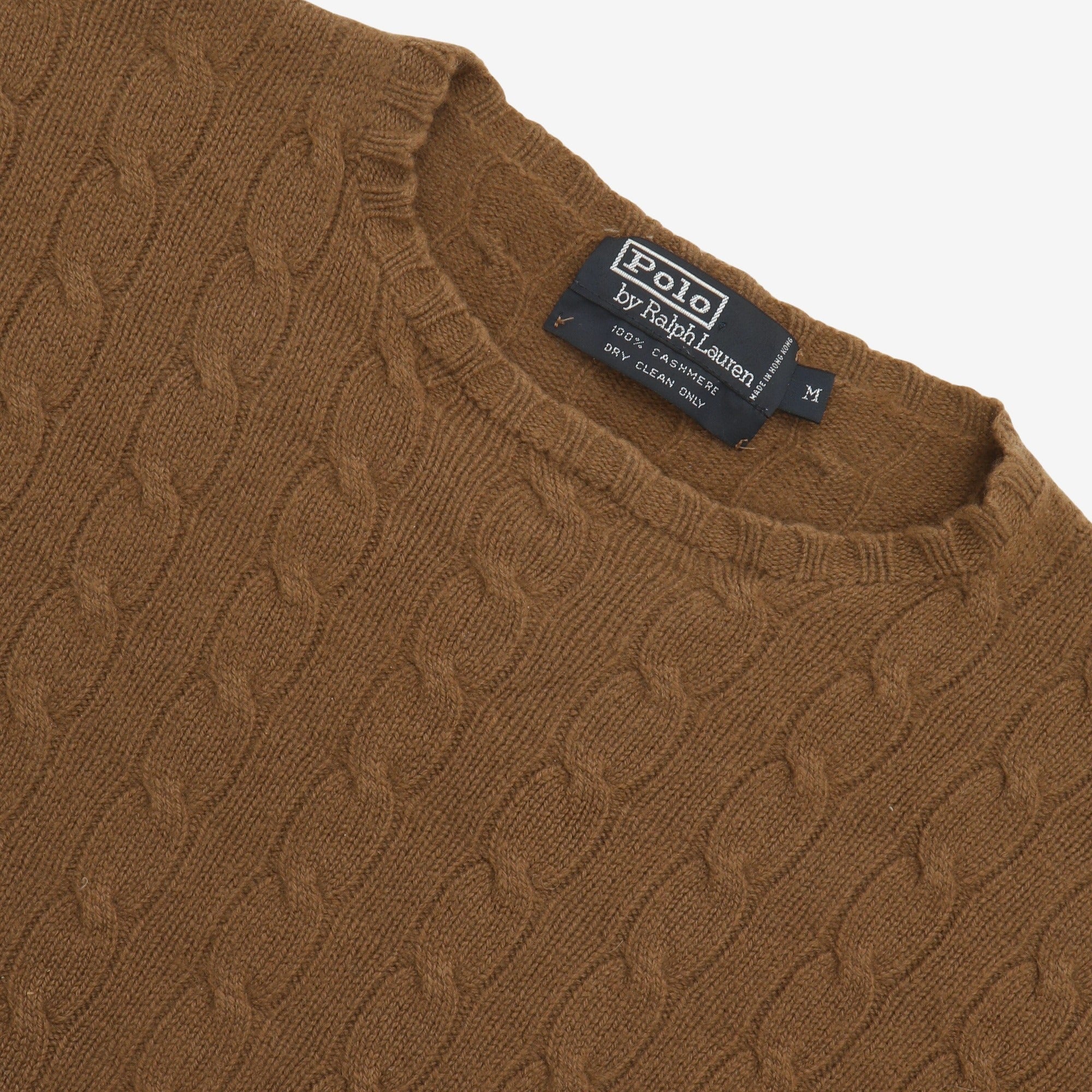 Cable Knit Cashmere Sweater