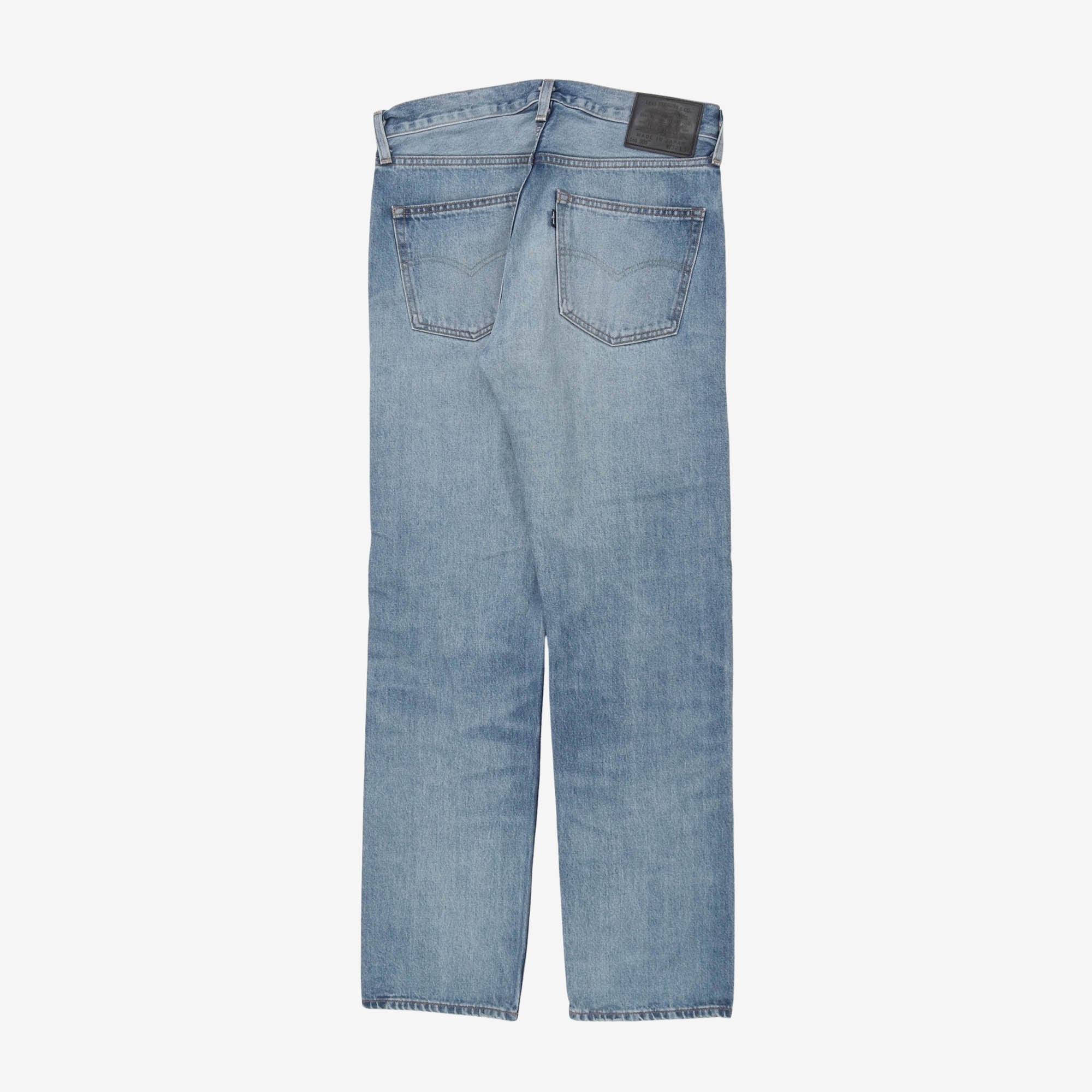 505 Distressed Selvedge Denim (Blue Tab Japan)