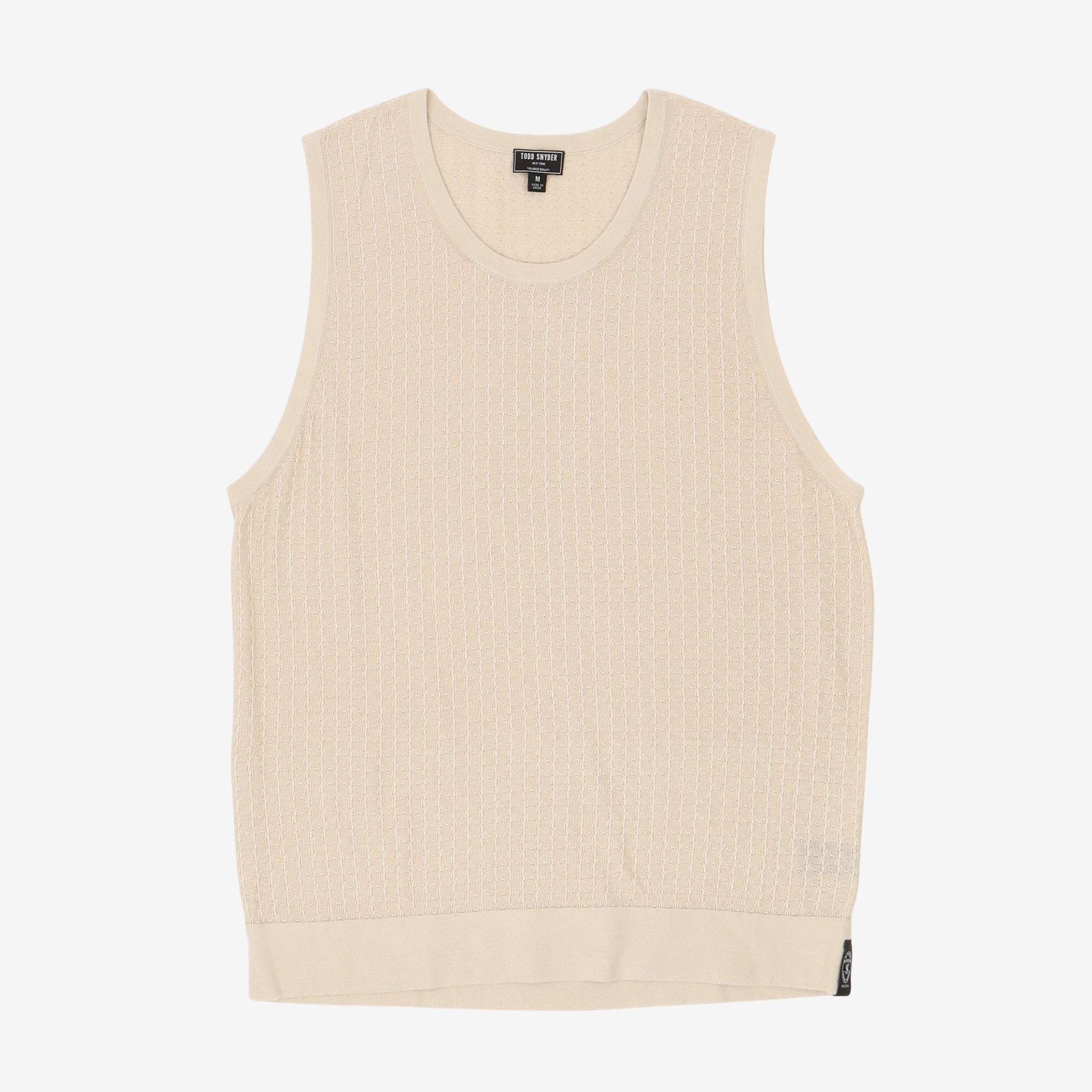 Silk Knit Tank Vest