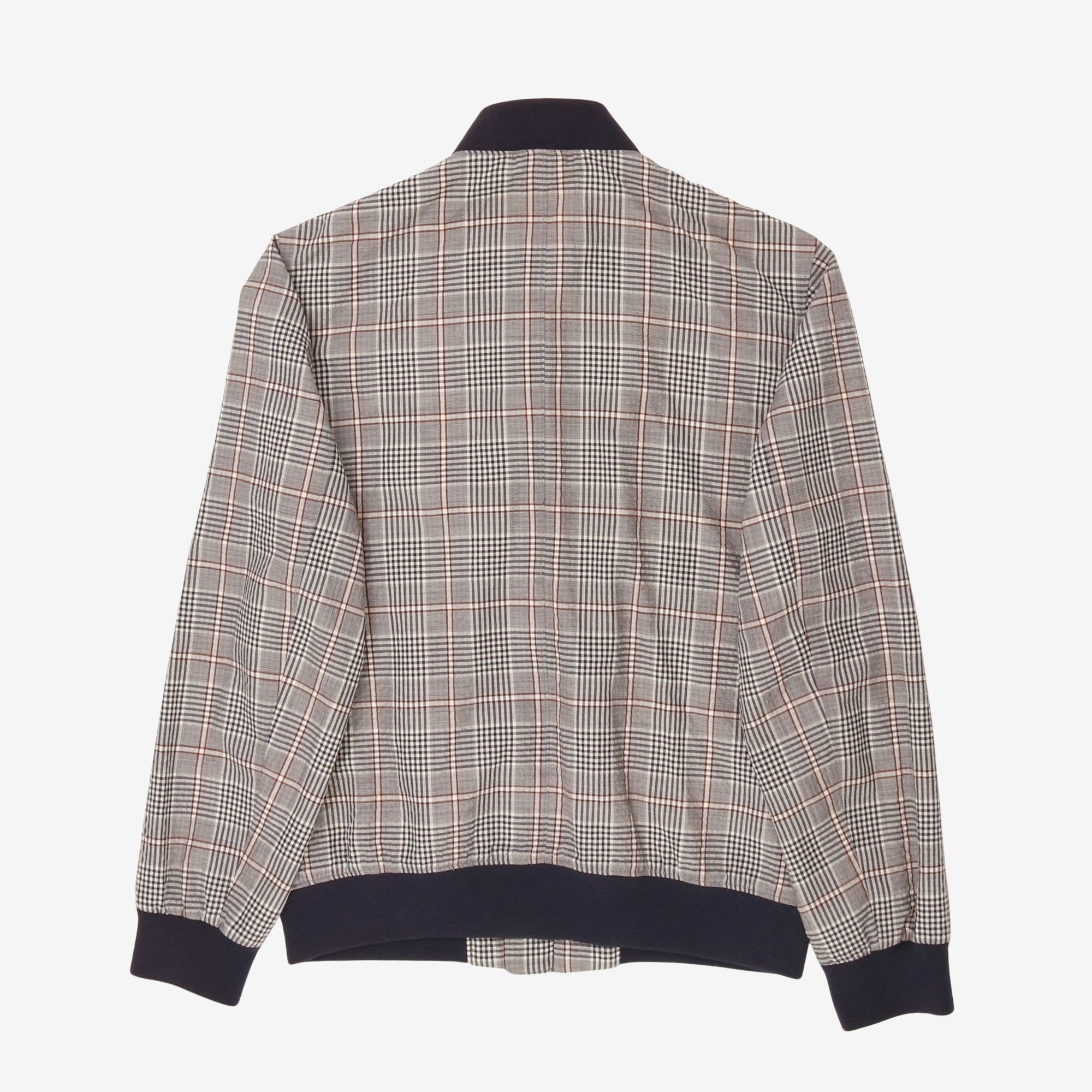 Check Bomber Jacket