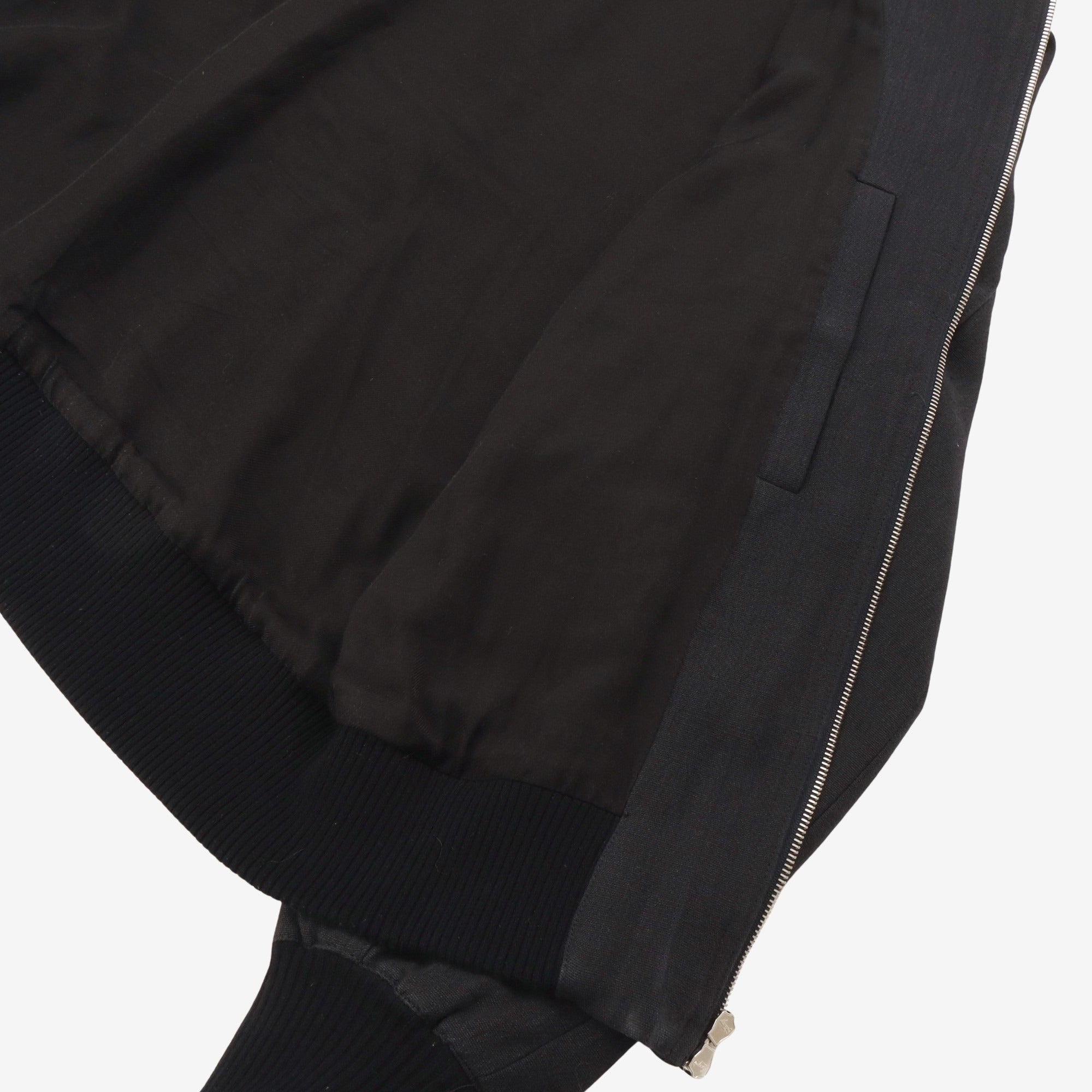 Linen Blend Bomber Jacket