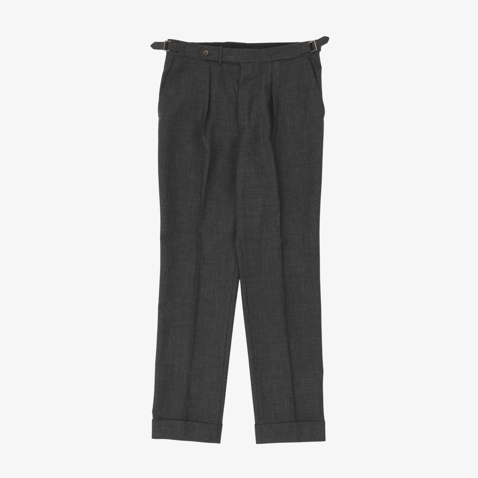 Wool Pleated Trouser (34W x 31.5L)