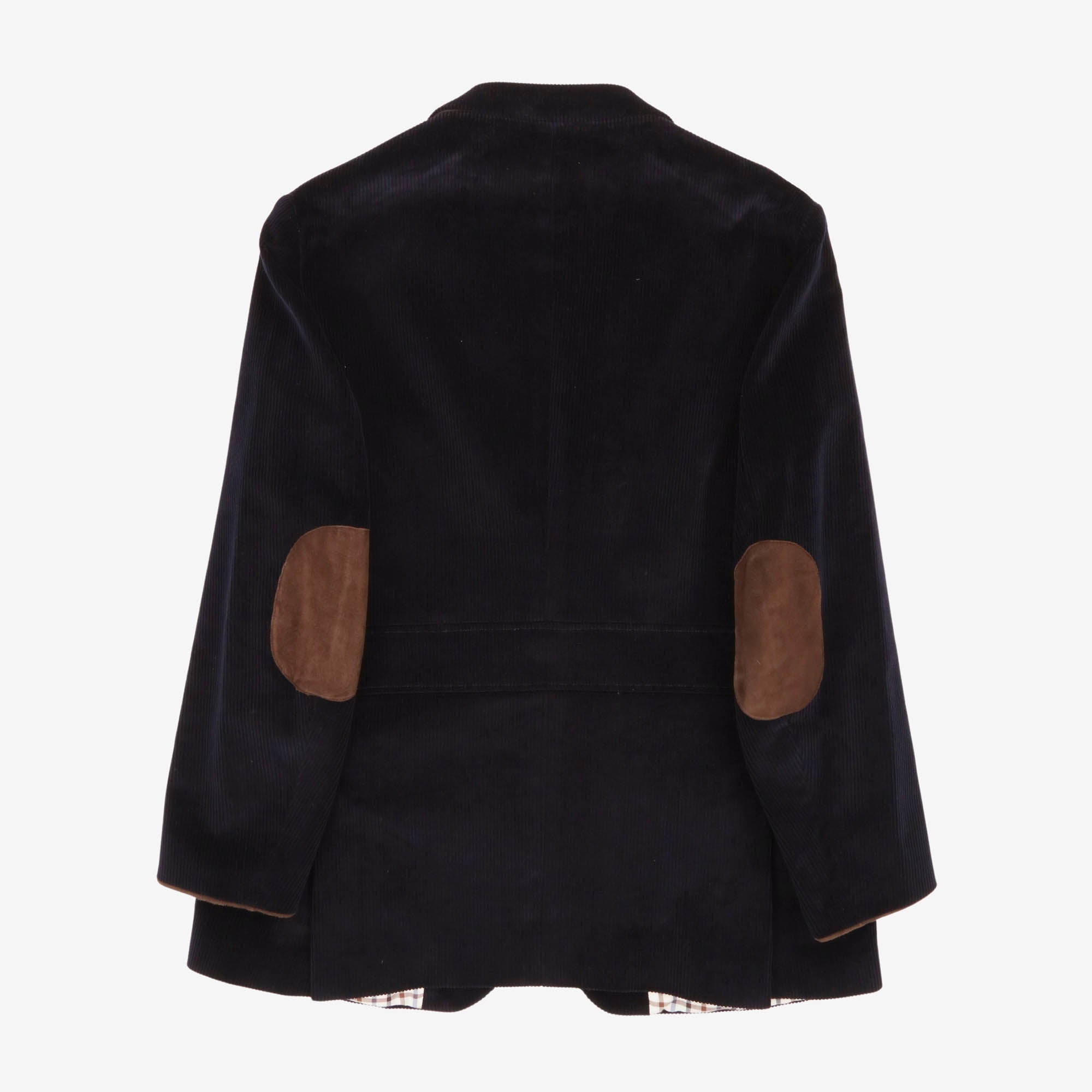Leather Patch Corduroy Blazer