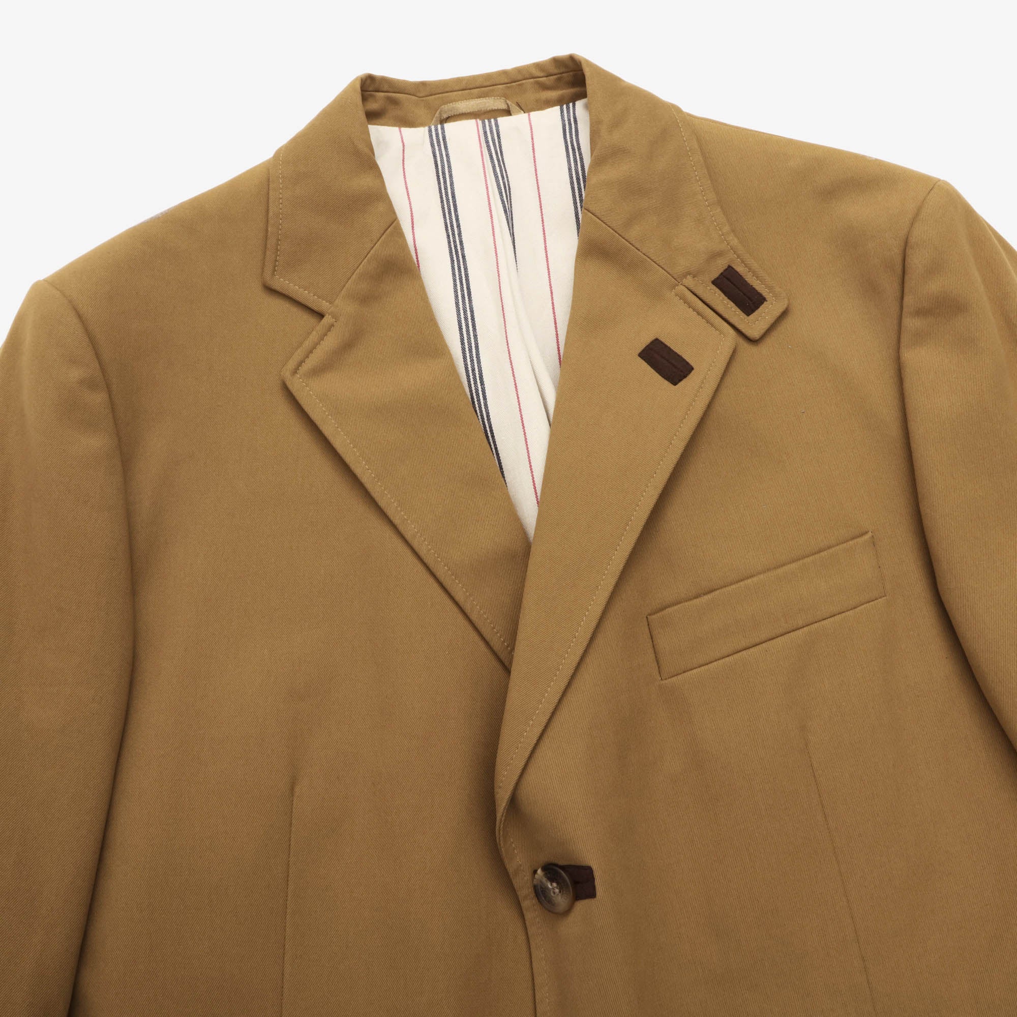 Leather Patch Blazer