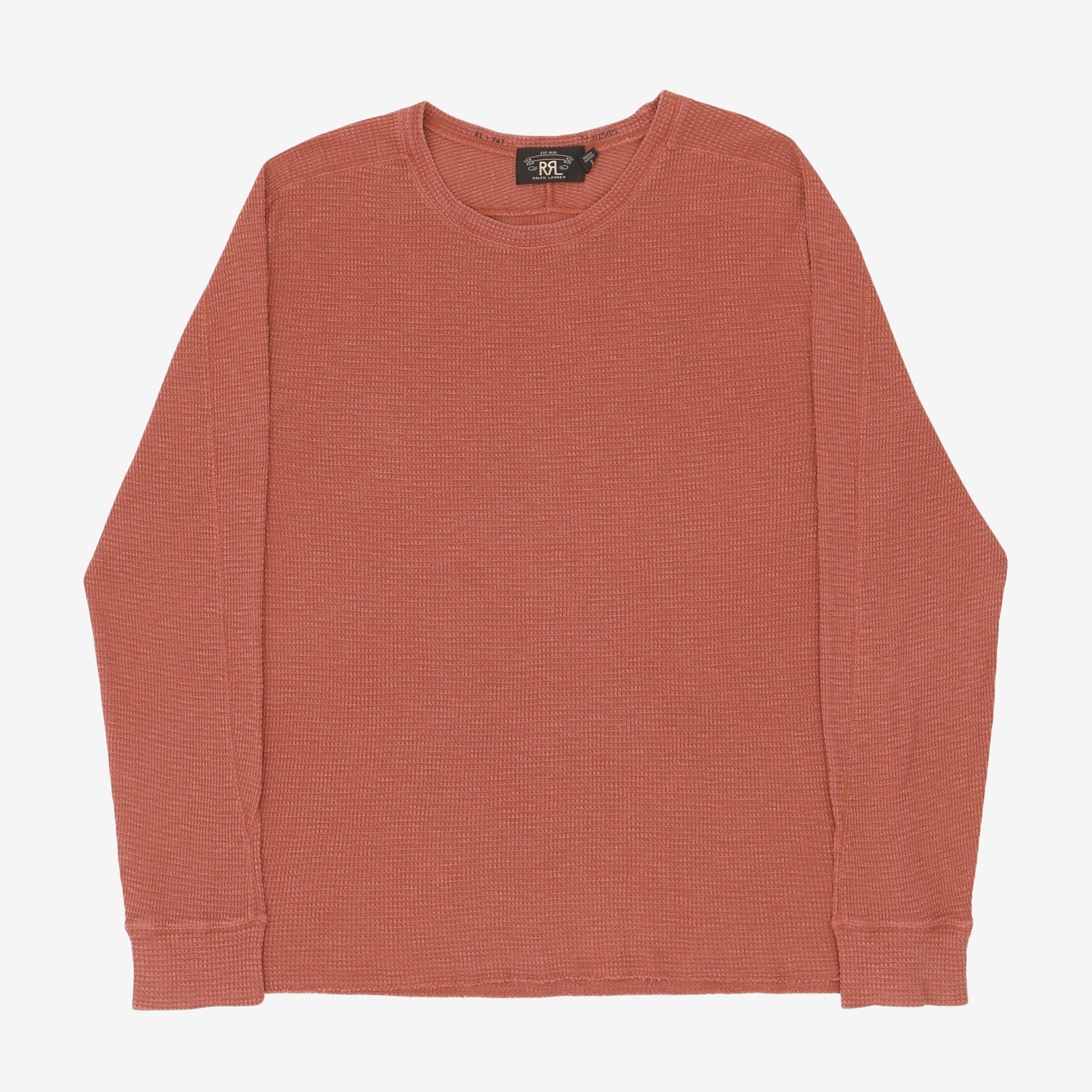 Waffle Knit Tee LS