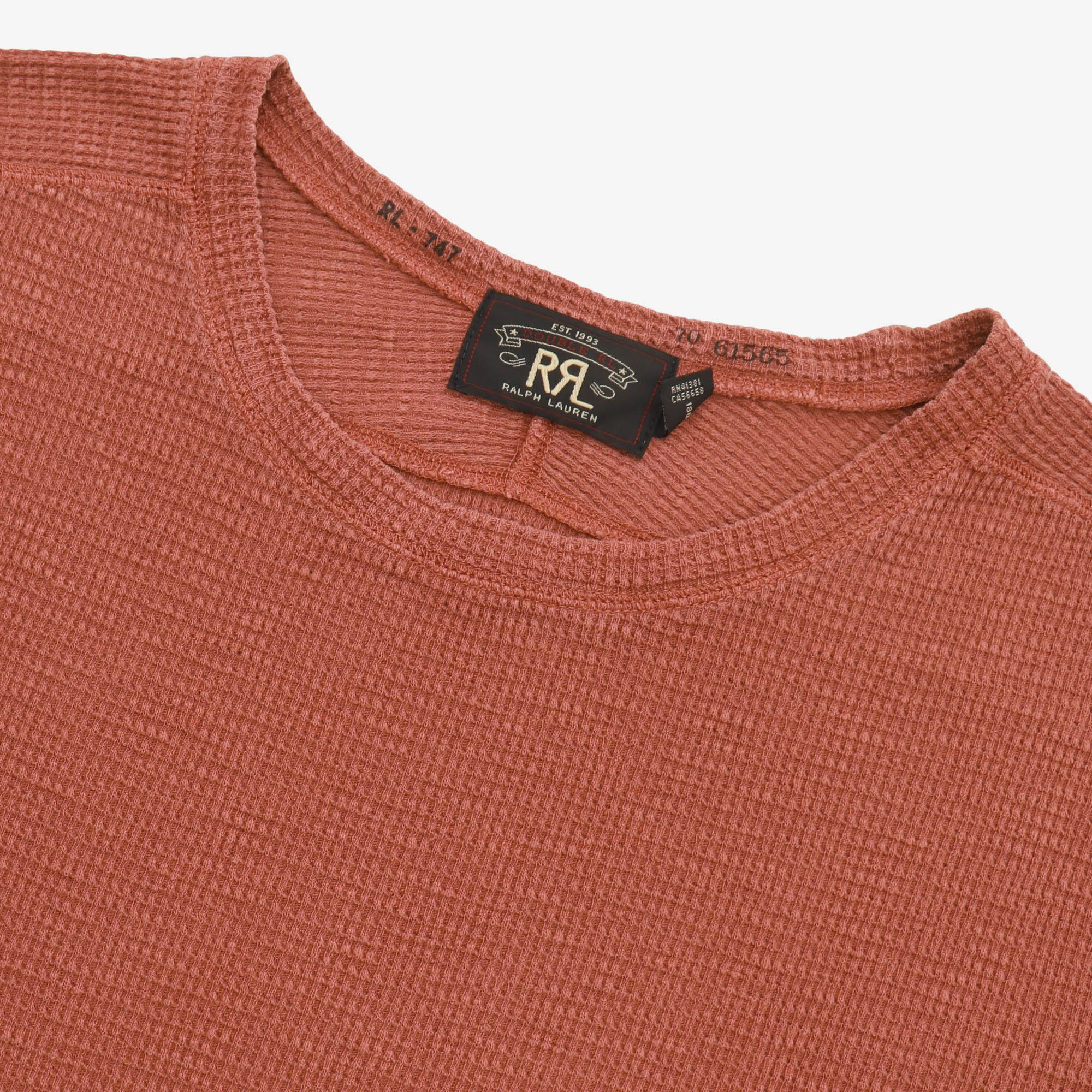Waffle Knit Tee LS