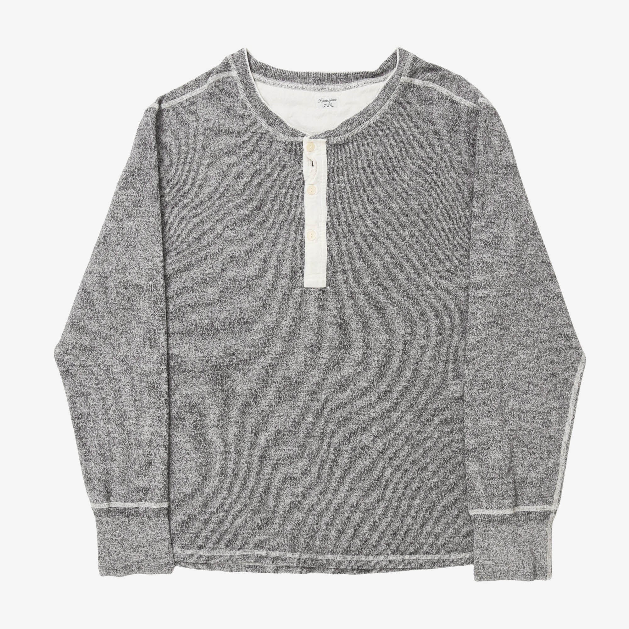 Wool blend Henley Thermal