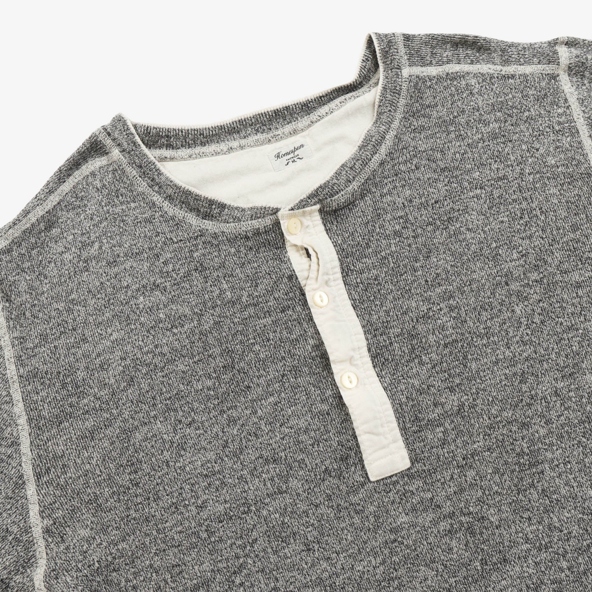 Wool blend Henley Thermal