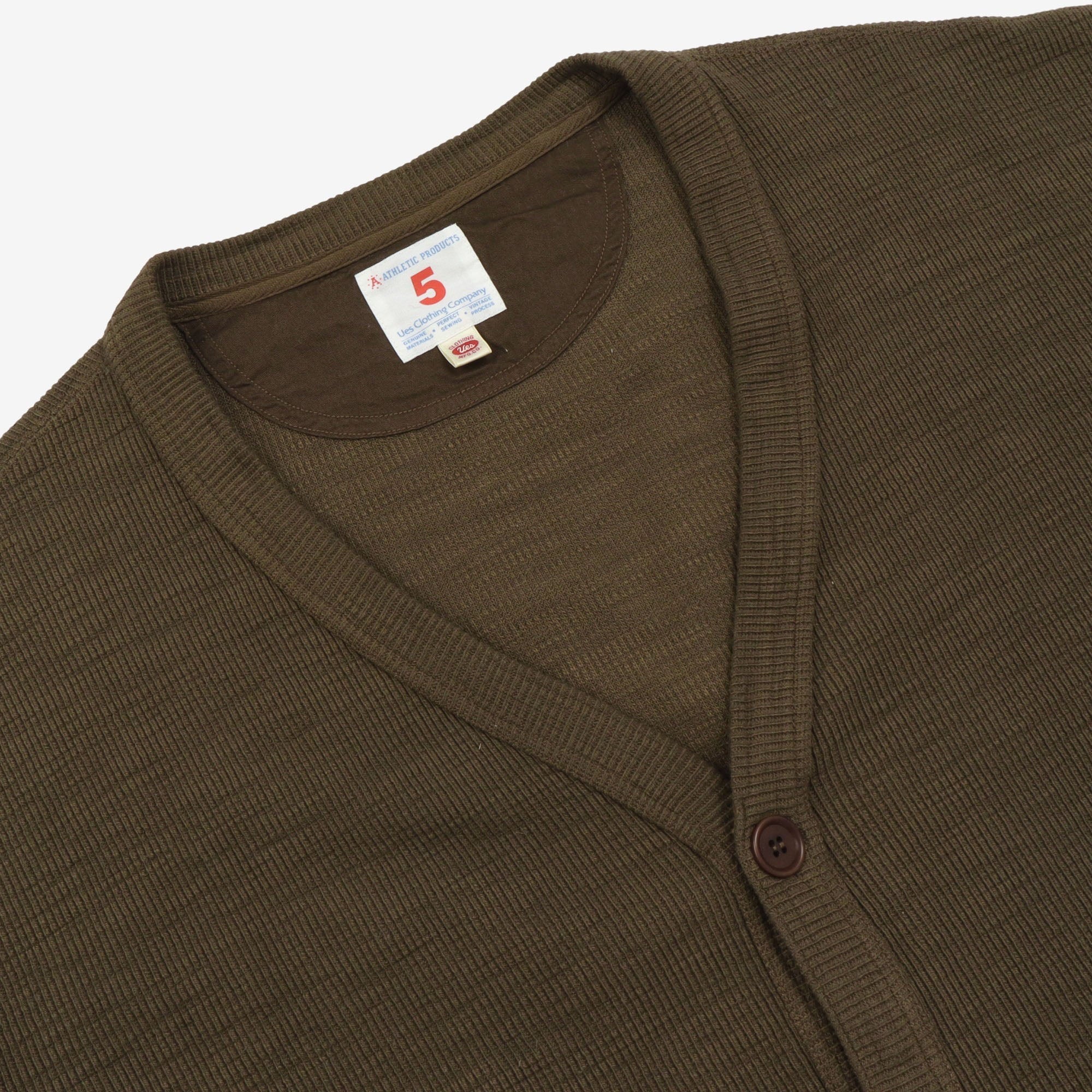 Athletic Cotton Cardigan