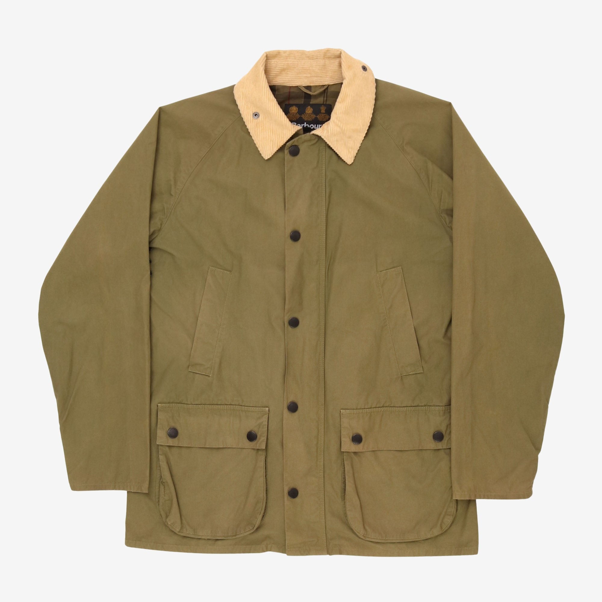 ジャケット・アウター Barbour PEACHED BEDALE CASUAL M241007-12 Barbour Os Peached Bedale Casual Jacket - DARK SAND | Garmentory