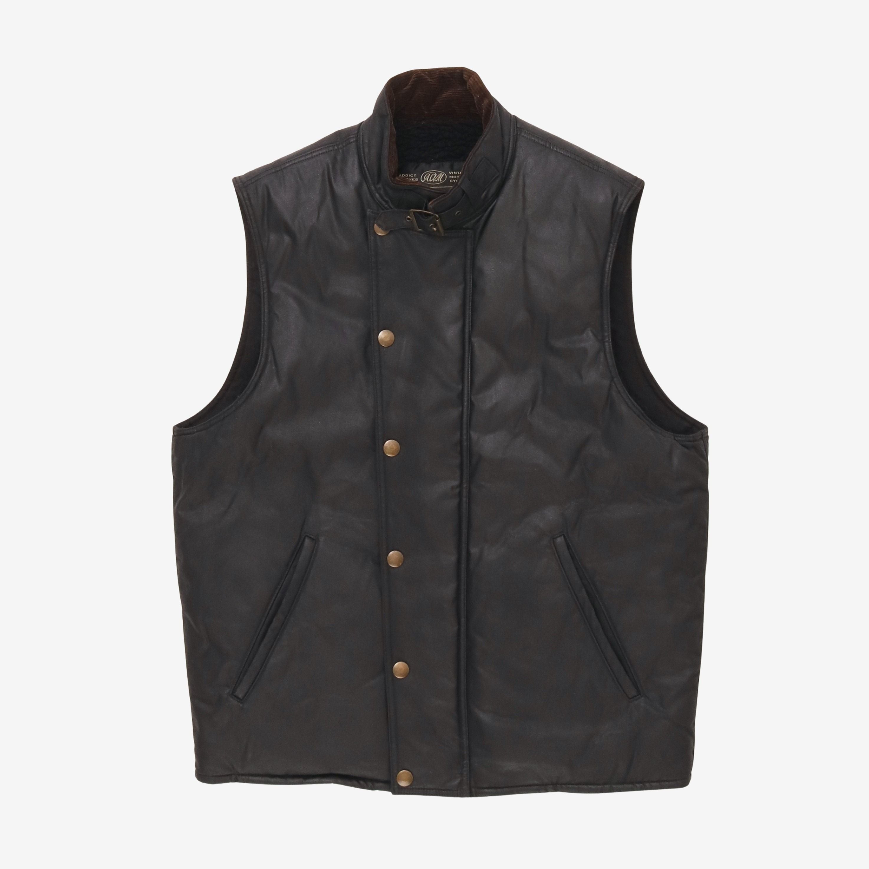 トップス ADDICT CLOTHES WAXED COTTON ULSTER VEST Addict Clothes Waxed Cotton Ulster Vest – Marrkt