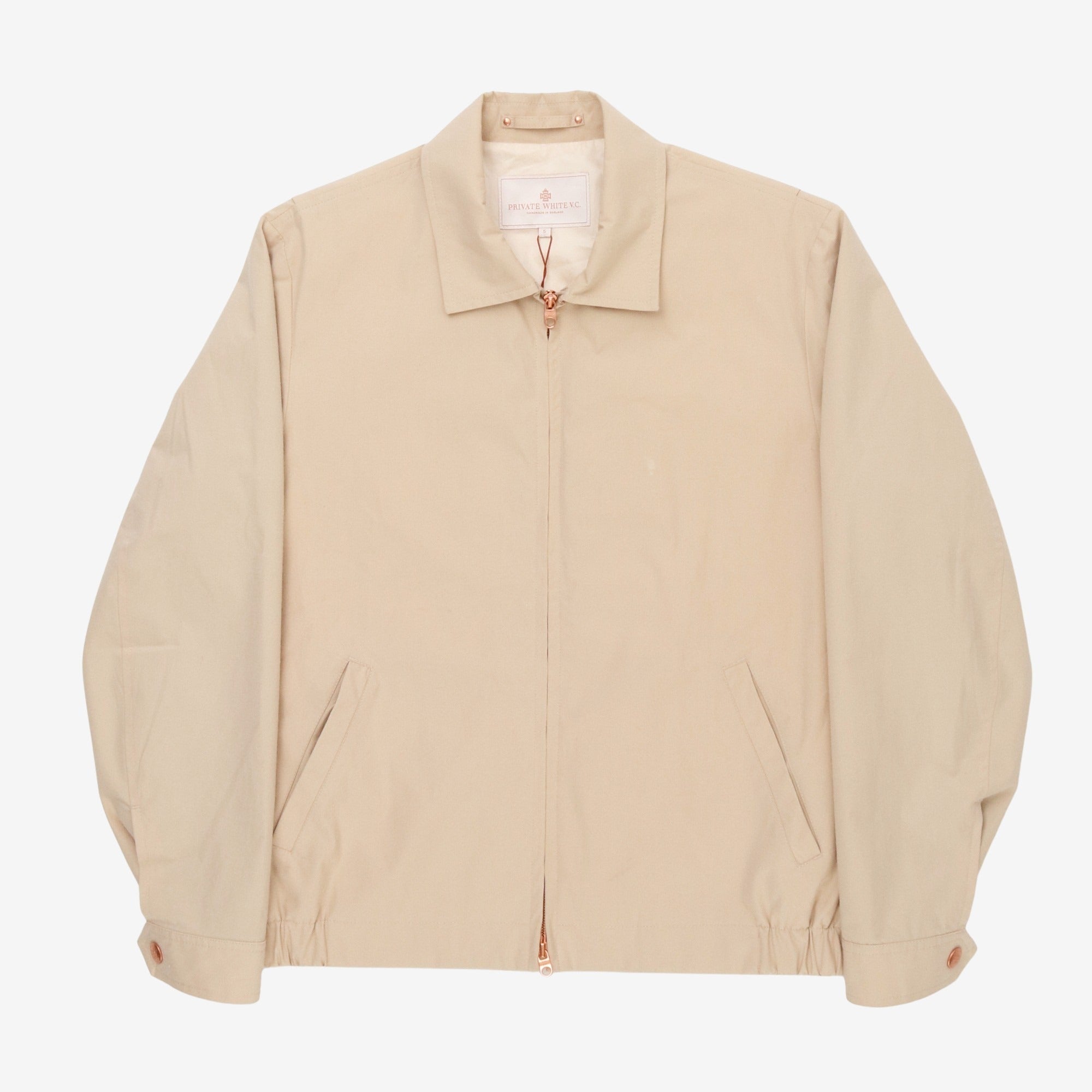 W COLOR STUDDED DRIZZLER JACKET ベージュ CLANE クラネ “W COLOR STUDDED DRIZZLER JACKET” ダブル