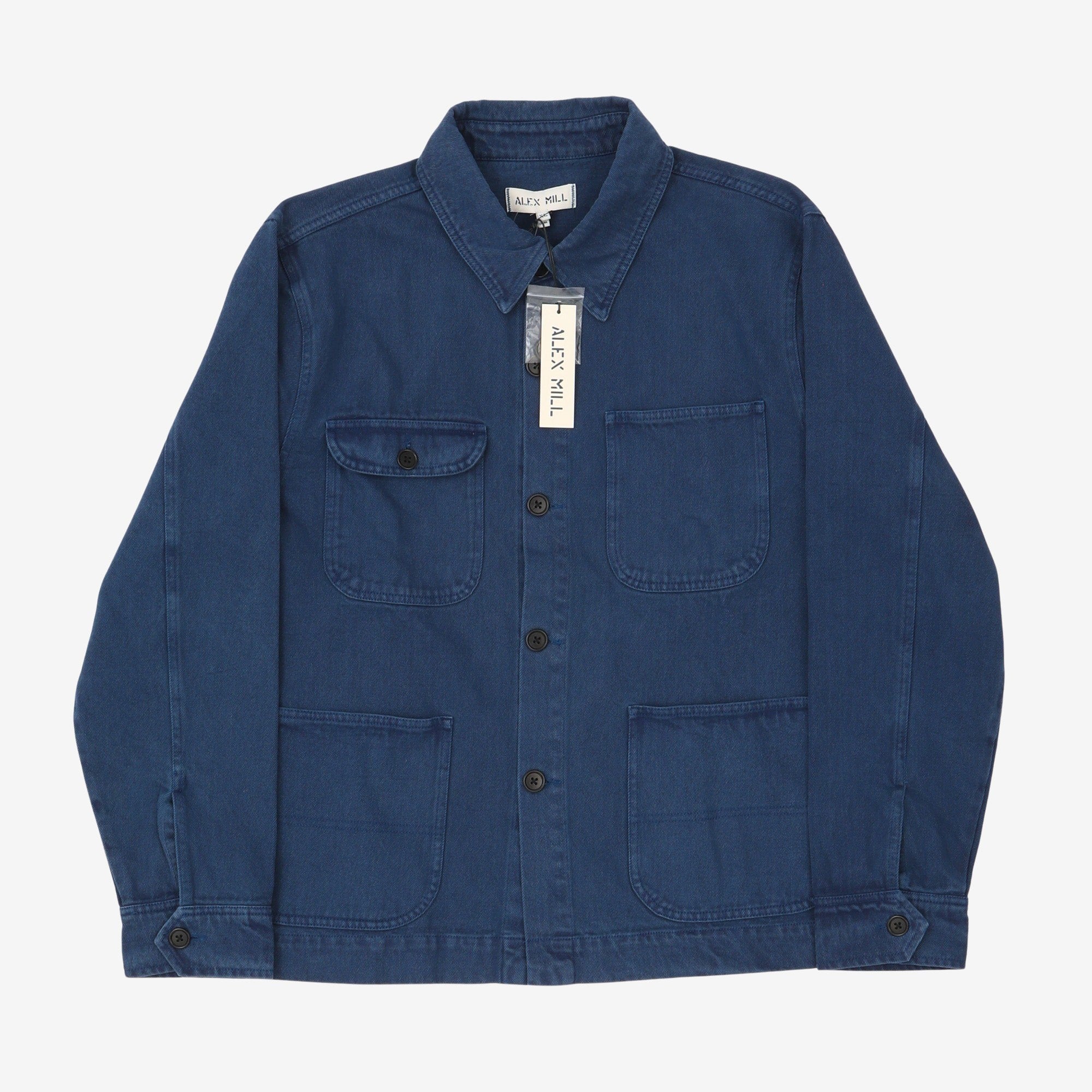 Garment Dyed Work Jacket in Recycled Denim – Alex Mill