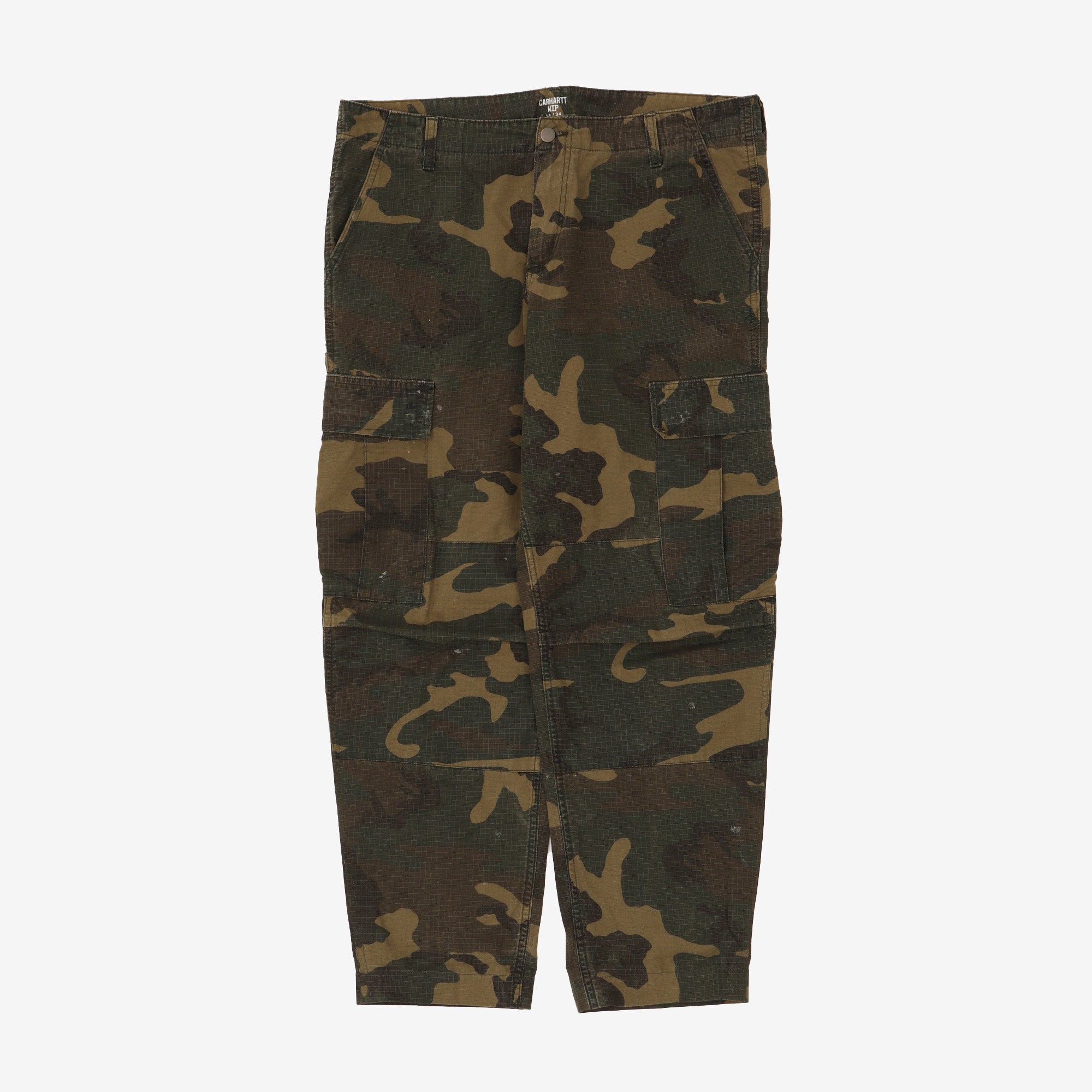 Carhartt wip camo pants sale