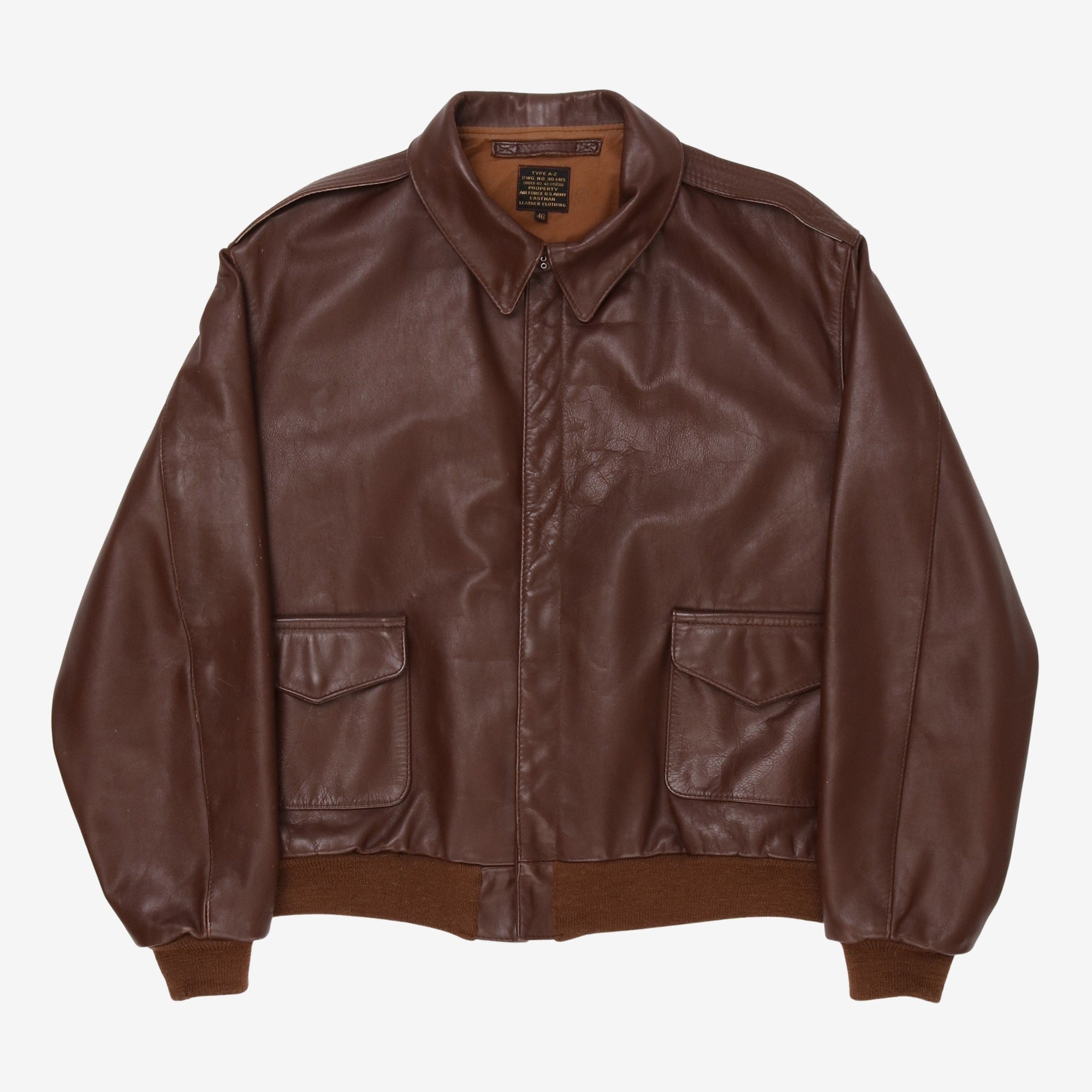 EASTMAN LEATHER CLOTHING A-2 馬革 38 レザージャケット・ライダース