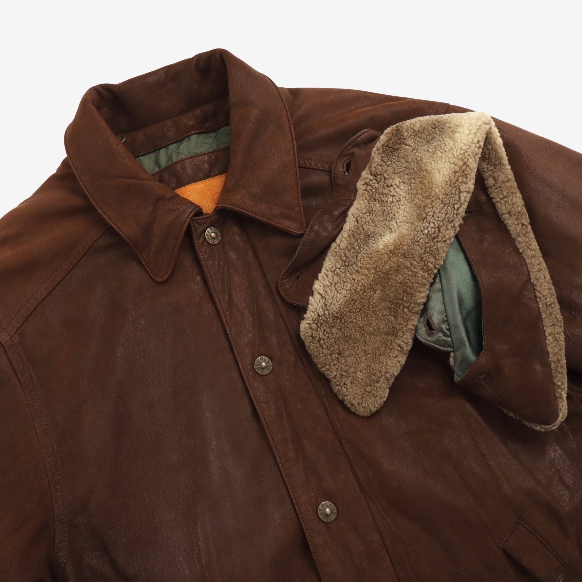 Timberland Vintage Lambskin Leather Jacket – Marrkt