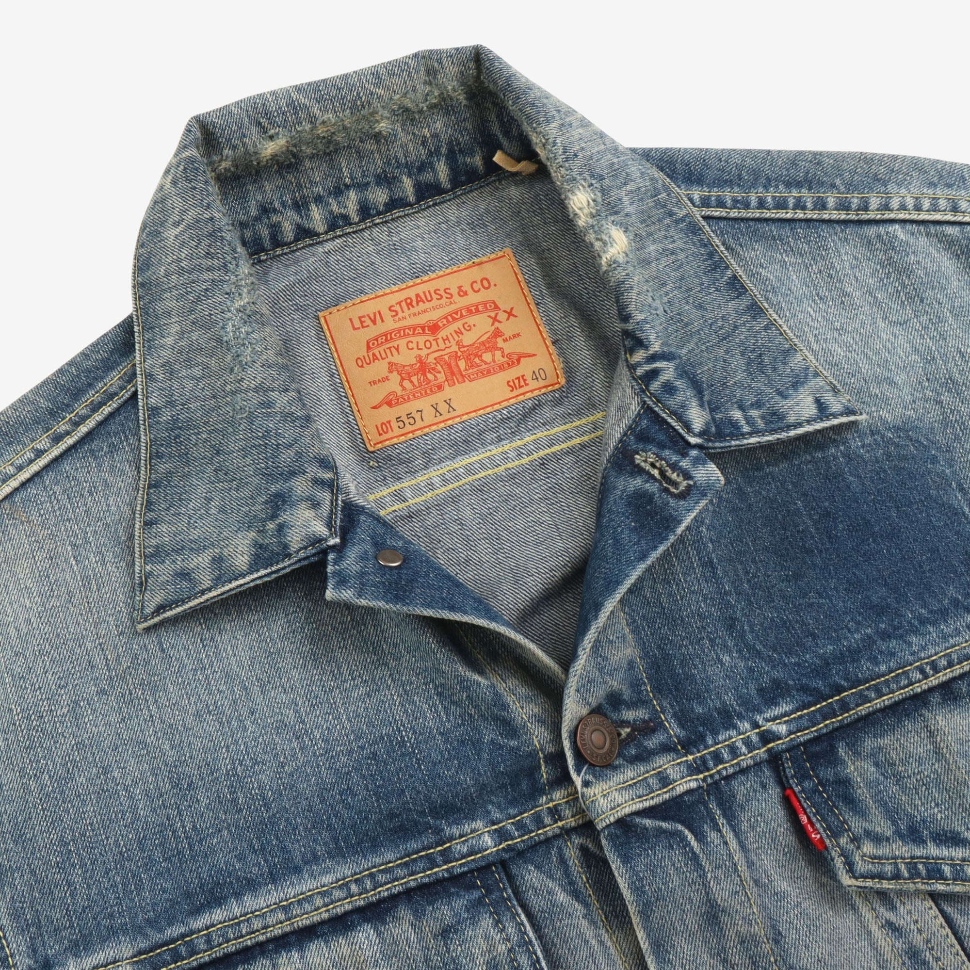 Levi's vintage clothing 557xx 42サイズ Levis Vintage Clothing 557XX Type III Denim Jacket – Marrkt