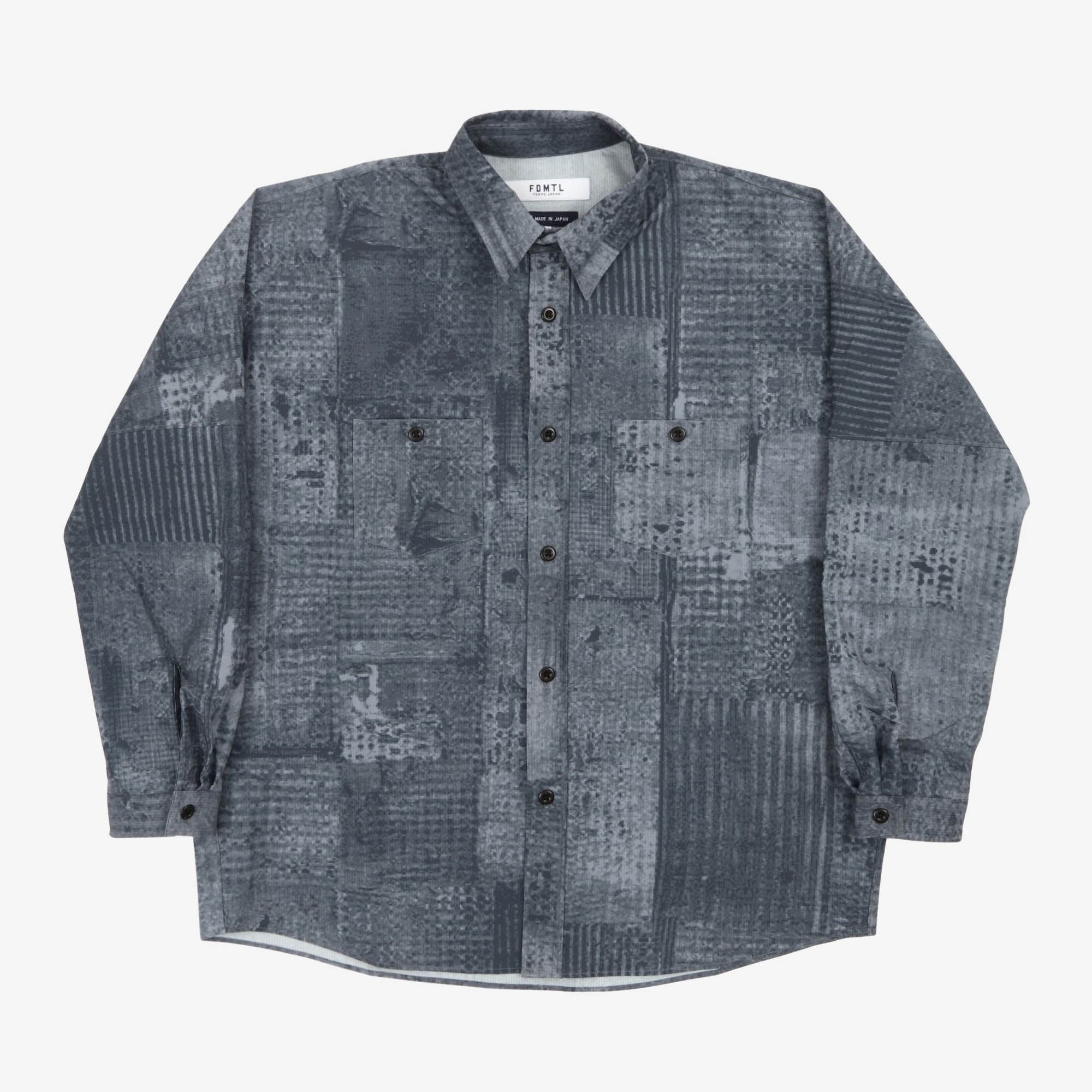 FDMTL × LATENCY DIGITAL BORO SHIRT FDMTL Digital Boro Shirt – Marrkt