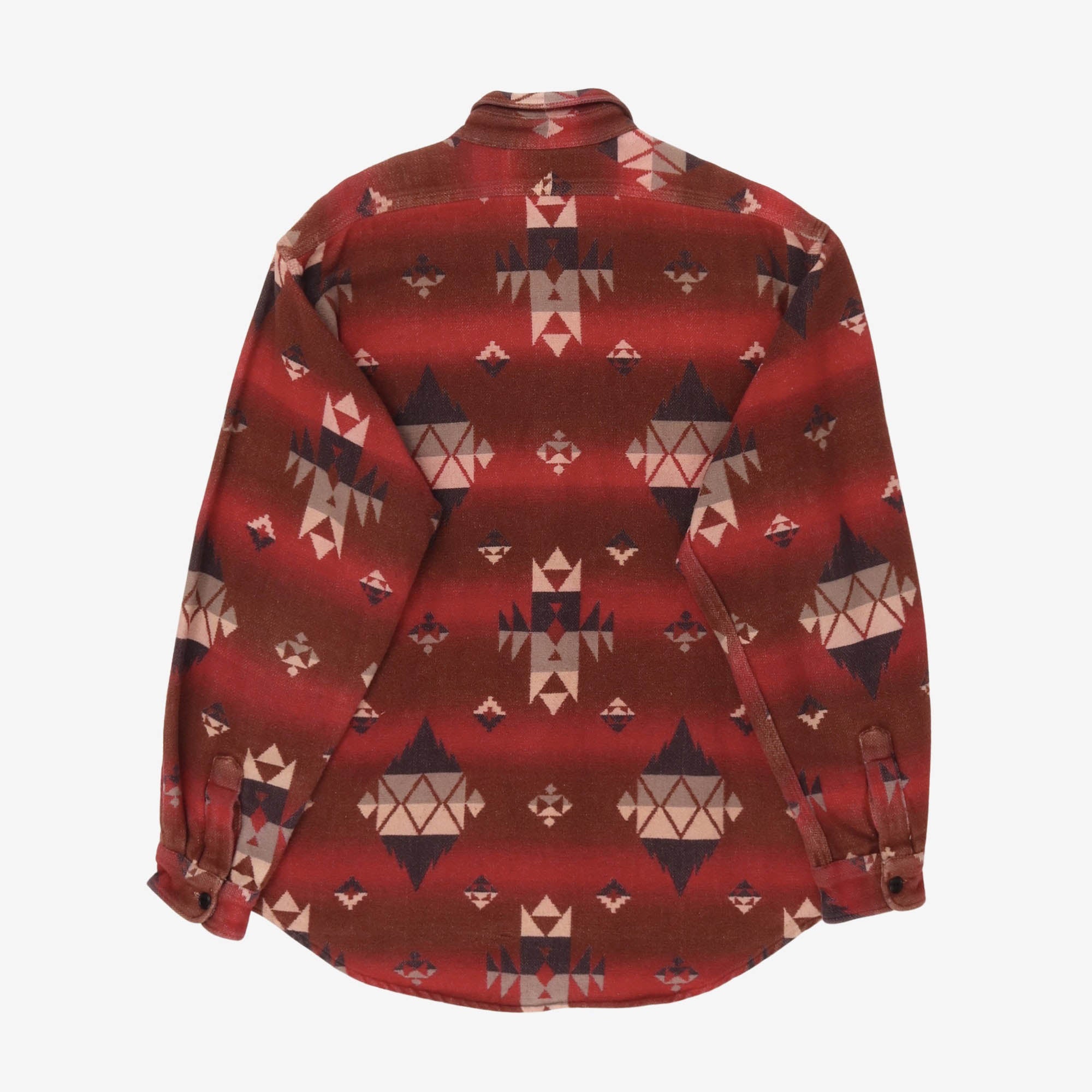 Vintage Aztec Flannel Overshirt